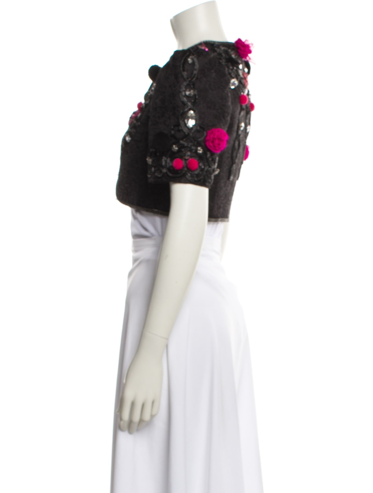 Dolce & Gabbana Silk Floral Print Bolero