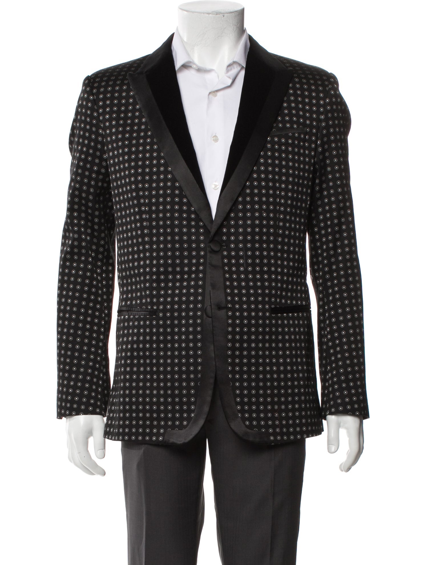 Dolce & Gabbana Polka Dot Print Blazer