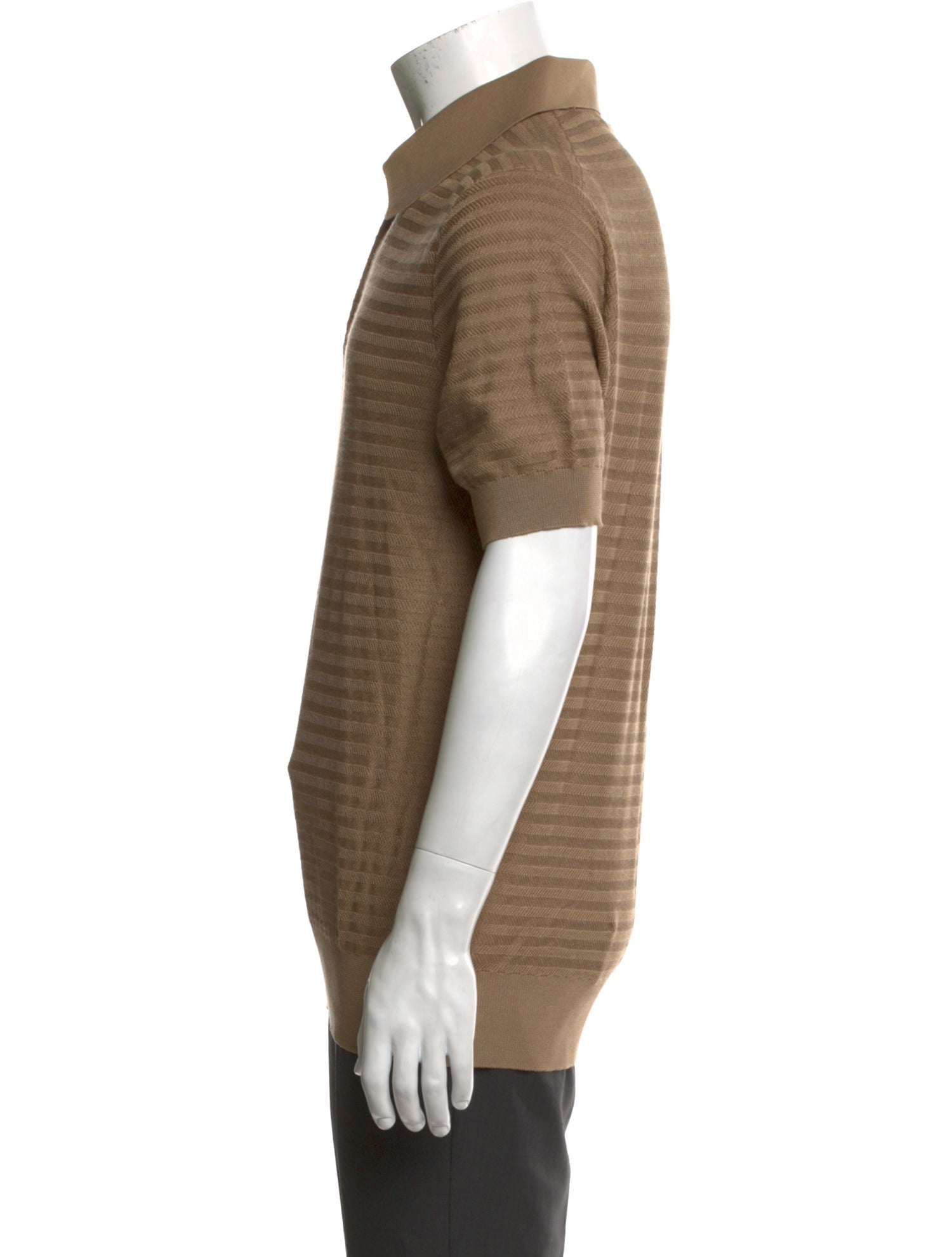 Dolce & Gabbana Silk Collar Polo Shirt w/ Tags