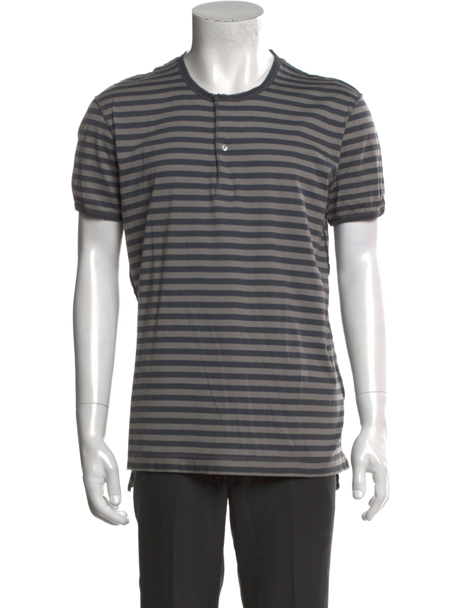 Dolce & Gabbana Striped Crew Neck T-Shirt