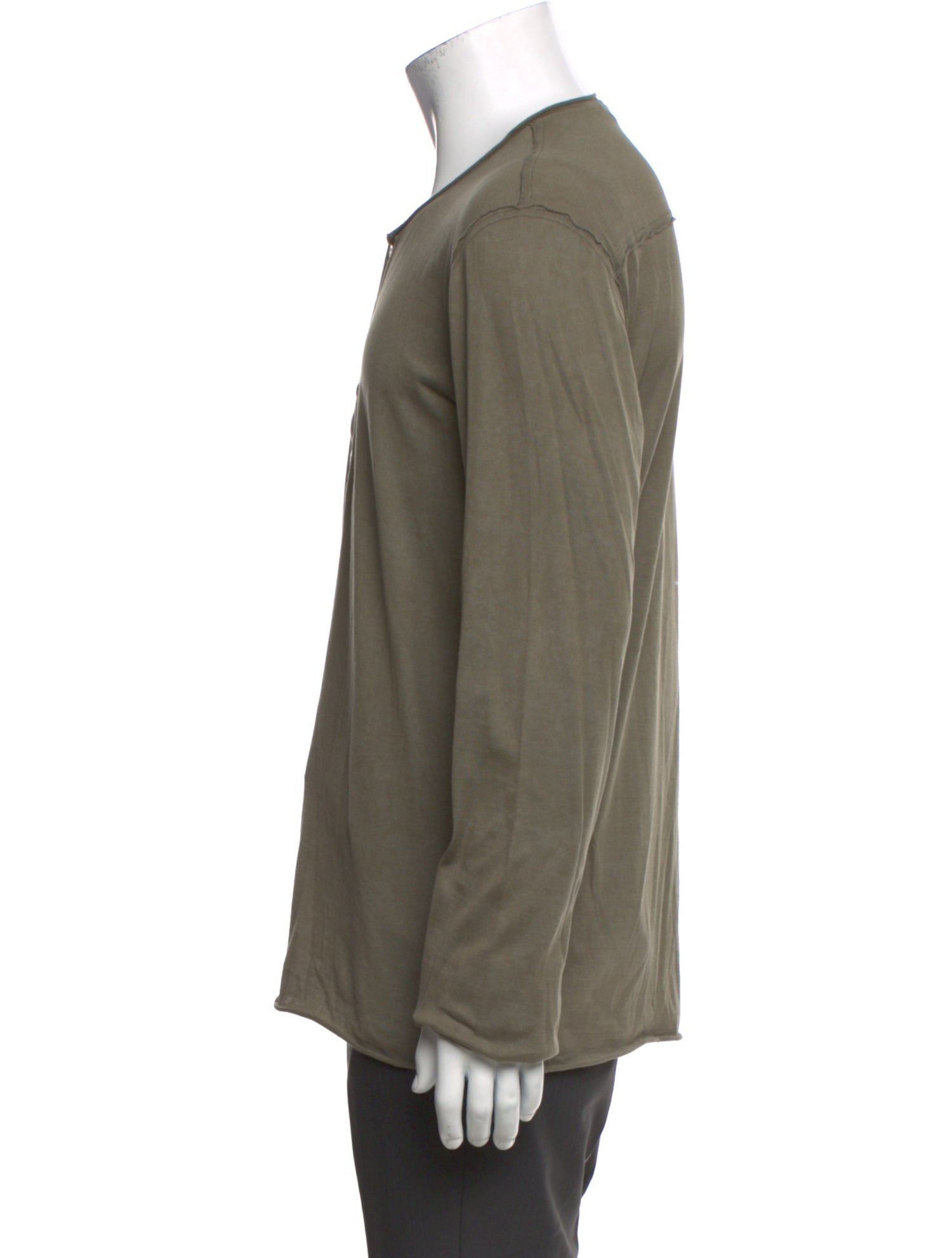 Dolce & Gabbana Crew Neck Long Sleeve Henley