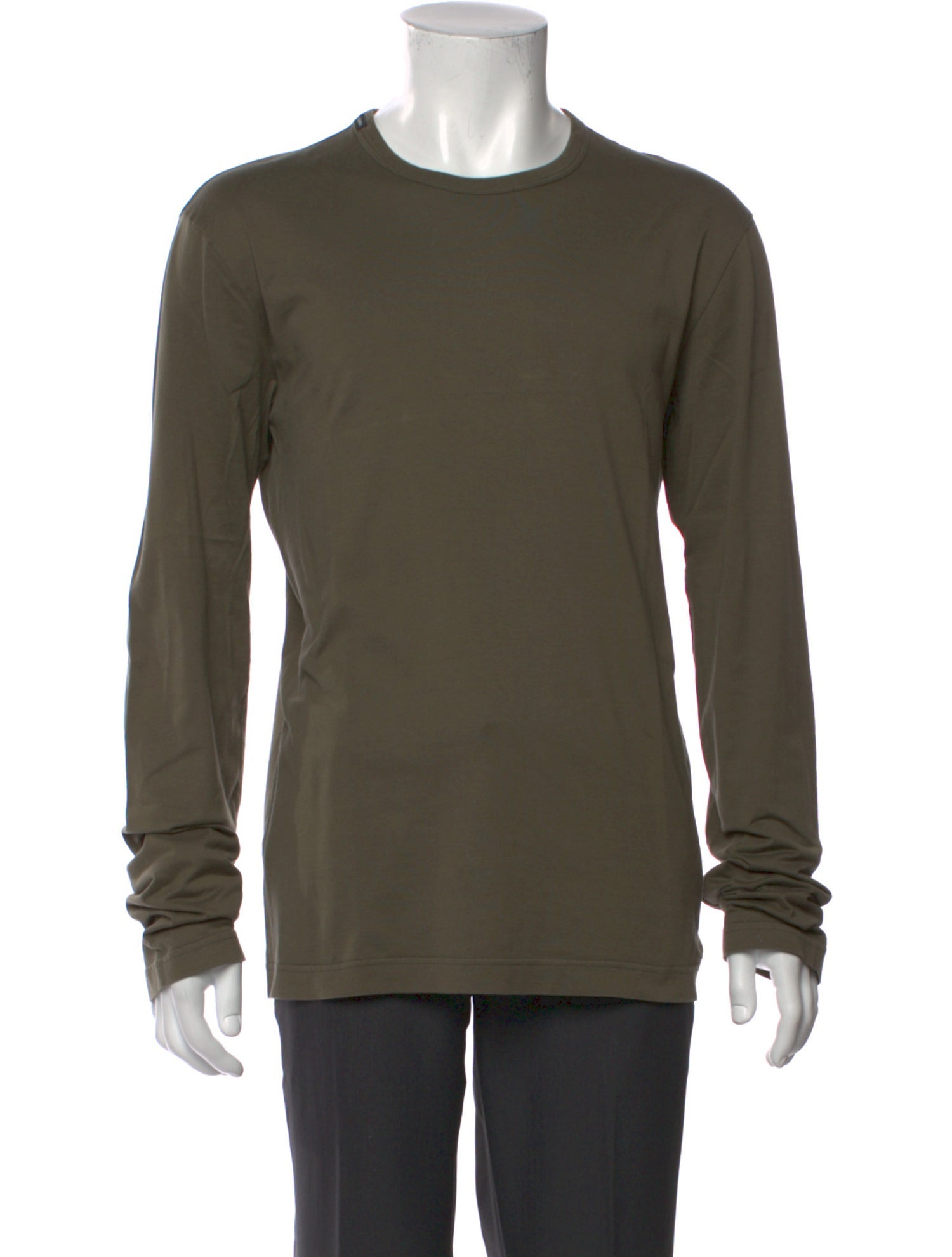 Dolce & Gabbana Crew Neck Long Sleeve T-Shirt