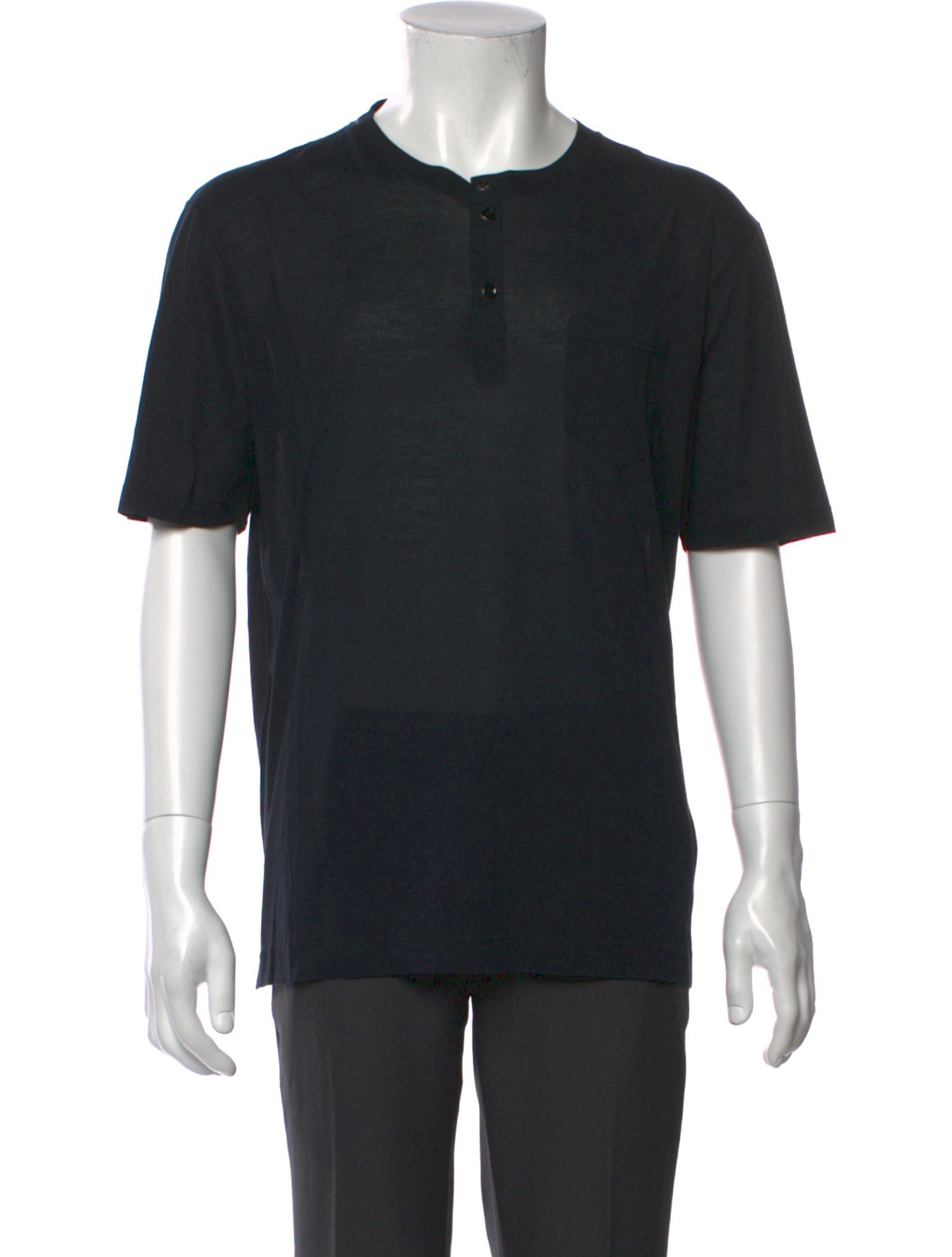 Dolce & Gabbana Crew Neck Short Sleeve Henley