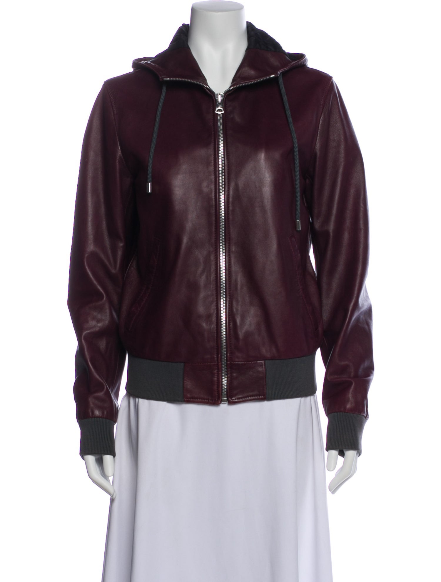 Dolce & Gabbana Lamb Leather Bomber Jacket