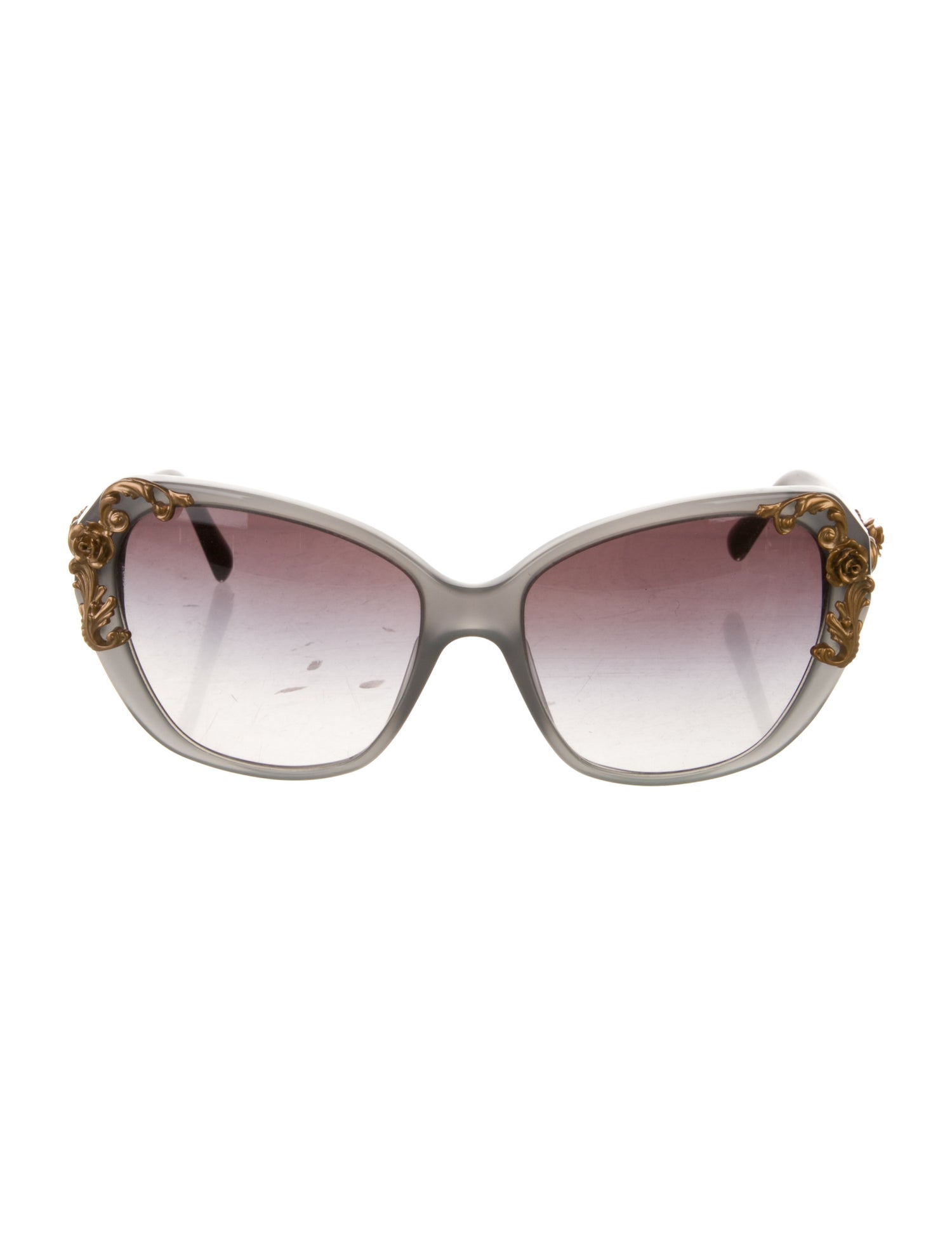 Dolce & Gabbana Oversize Gradient Sunglasses