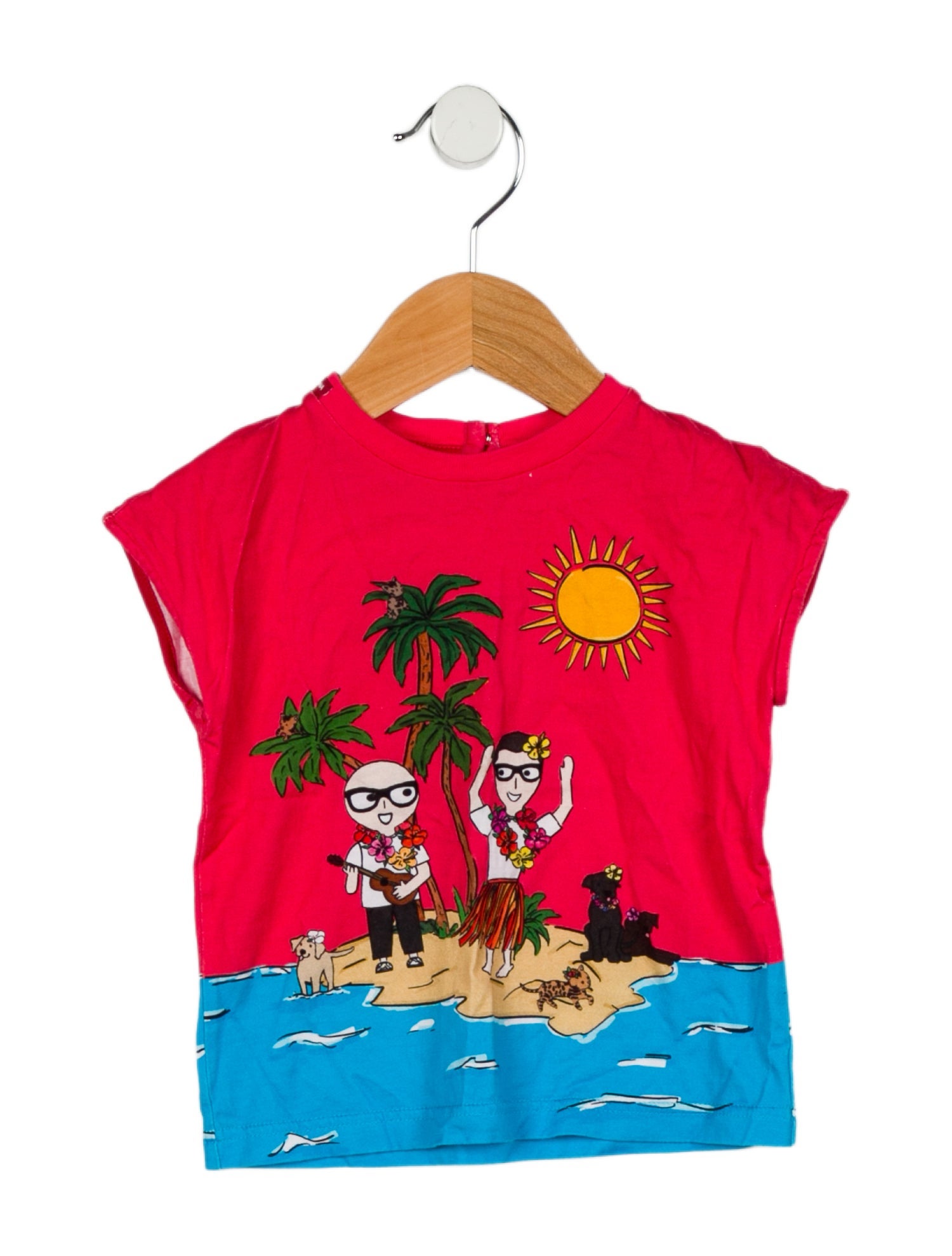 Dolce & Gabbana Toddler Boys' Sleeveless Beach Graphic T-Shirt