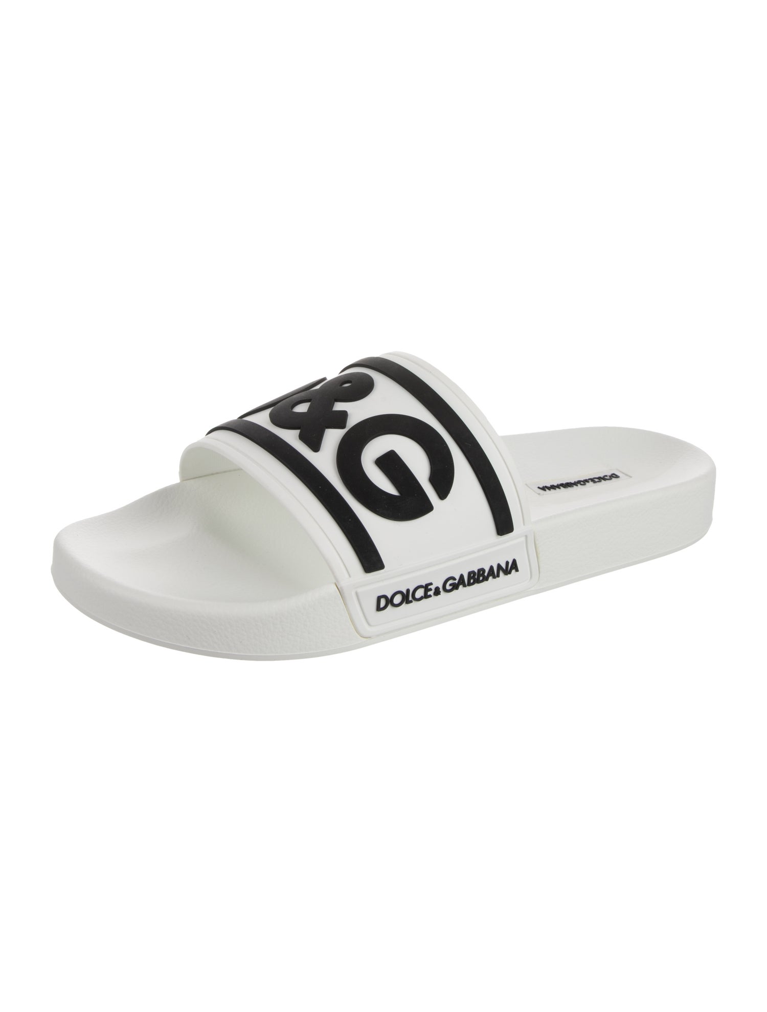 Dolce & Gabbana Rubber Graphic Print Slides