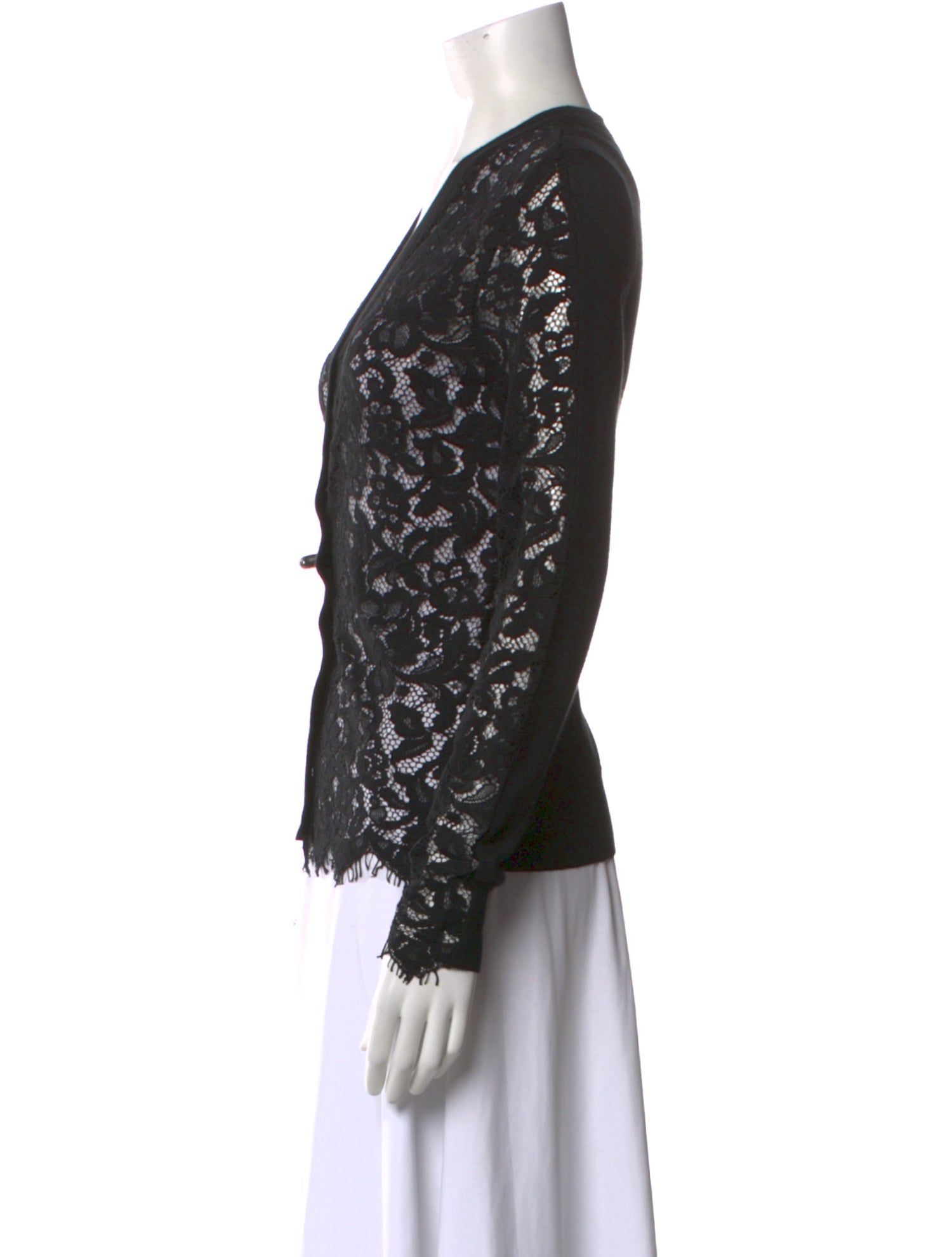 Dolce & Gabbana Lace Lace Pattern Sweater