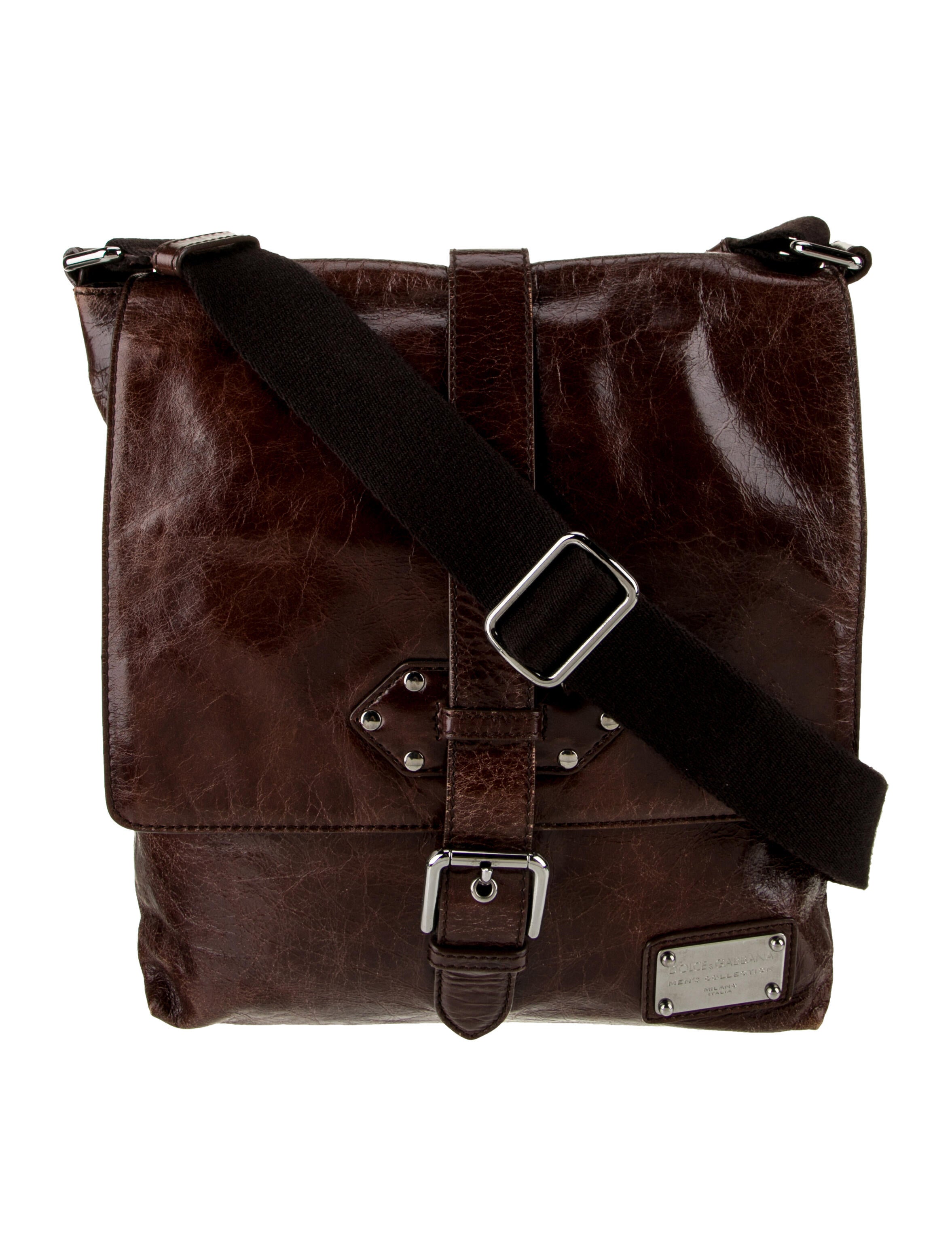 Dolce & Gabbana Leather Messenger Bag