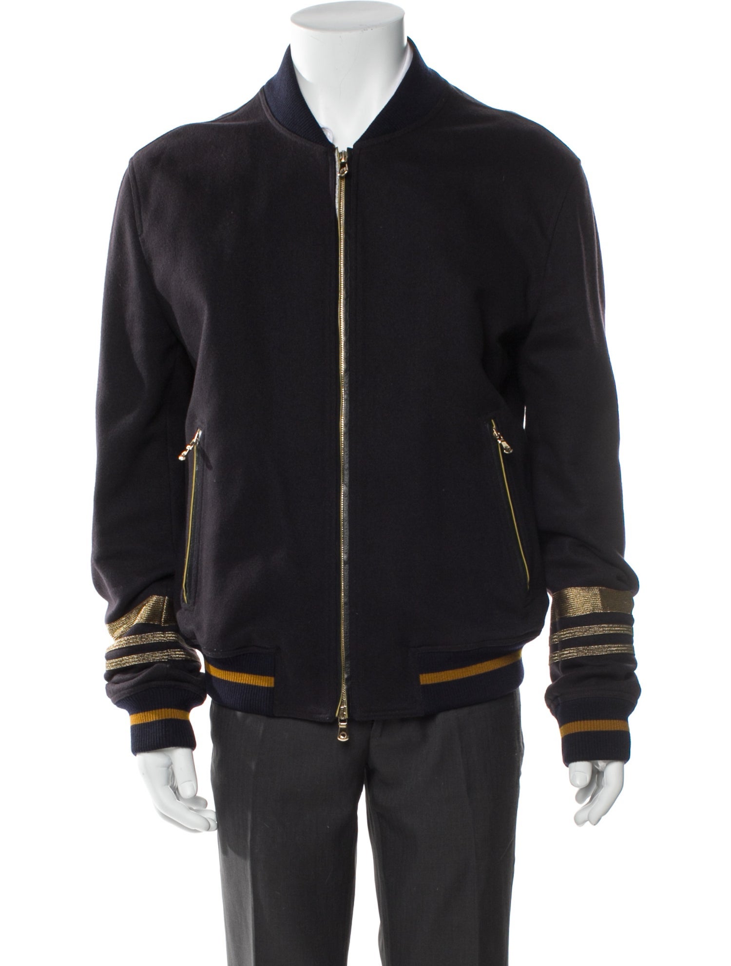 Dolce & Gabbana Virgin Wool Bomber Jacket