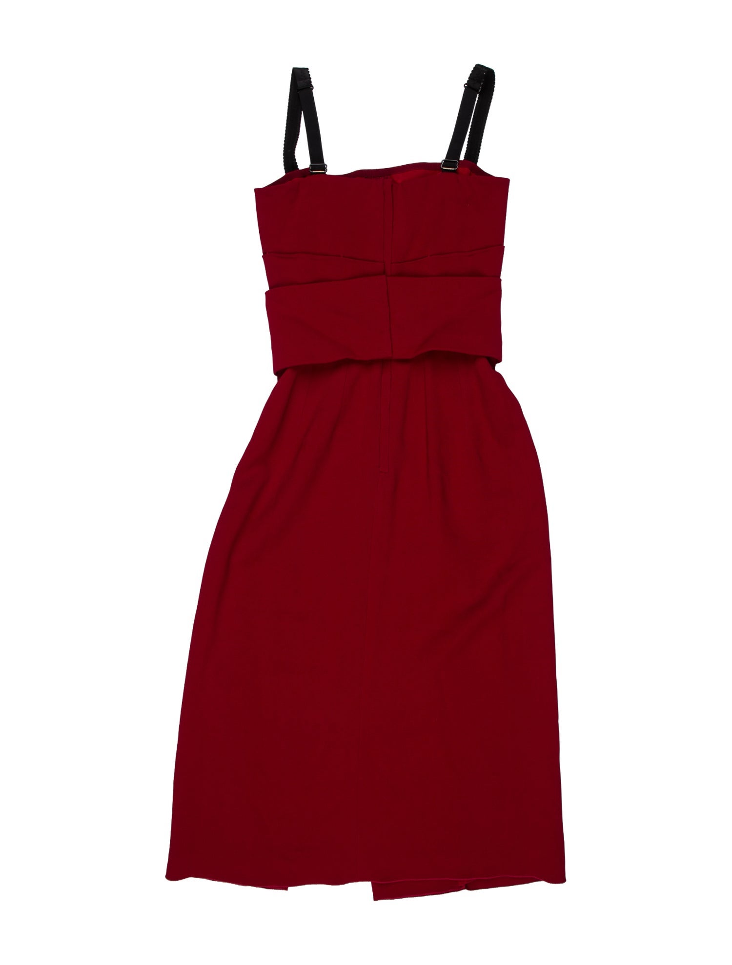 Dolce & Gabbana Square Neckline Midi Length Dress