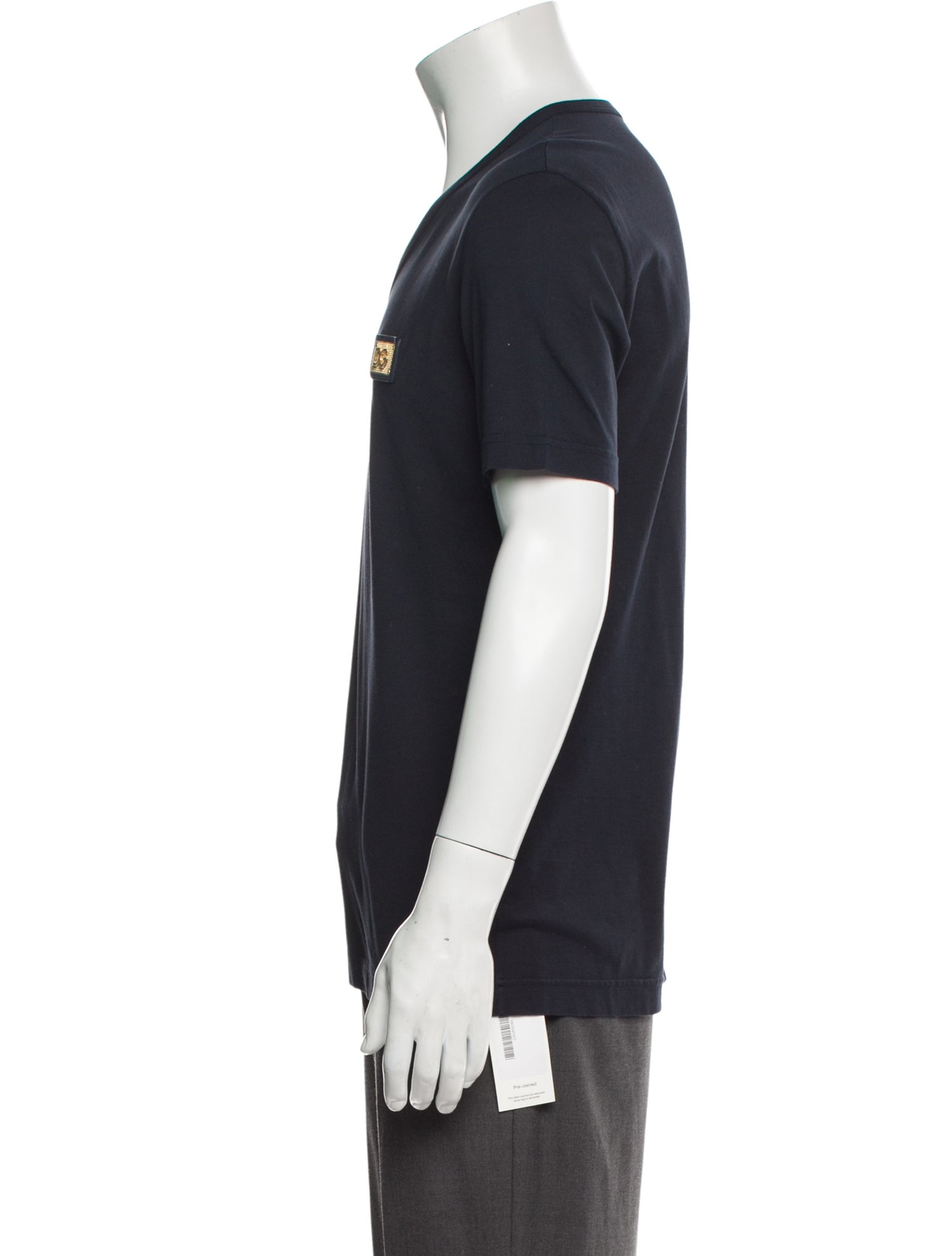 Dolce & Gabbana V-Neck Short Sleeve T-Shirt