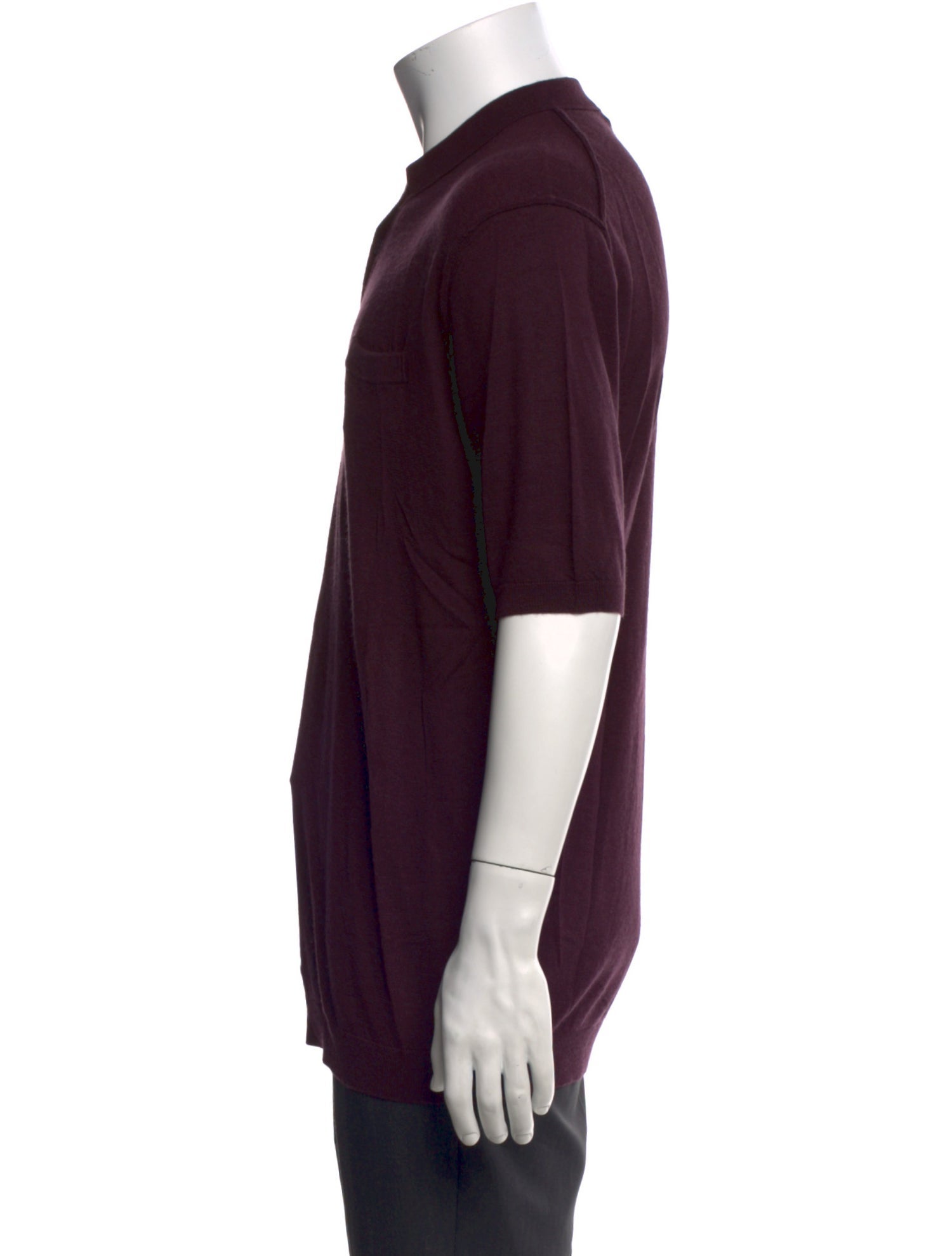 Dolce & Gabbana Cashmere Crew Neck Polo Shirt