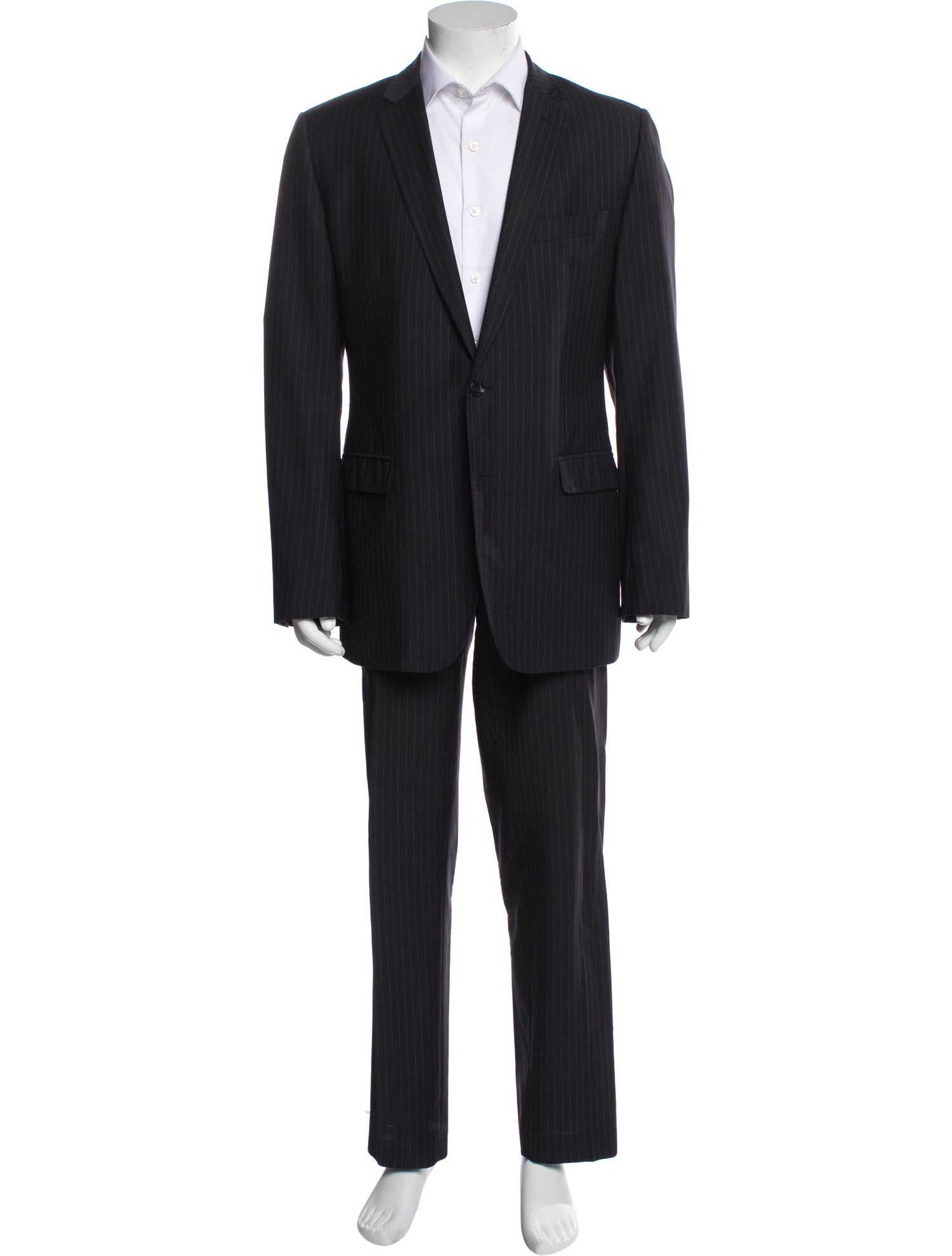 Dolce & Gabbana Wool Striped Two-Piece Suit