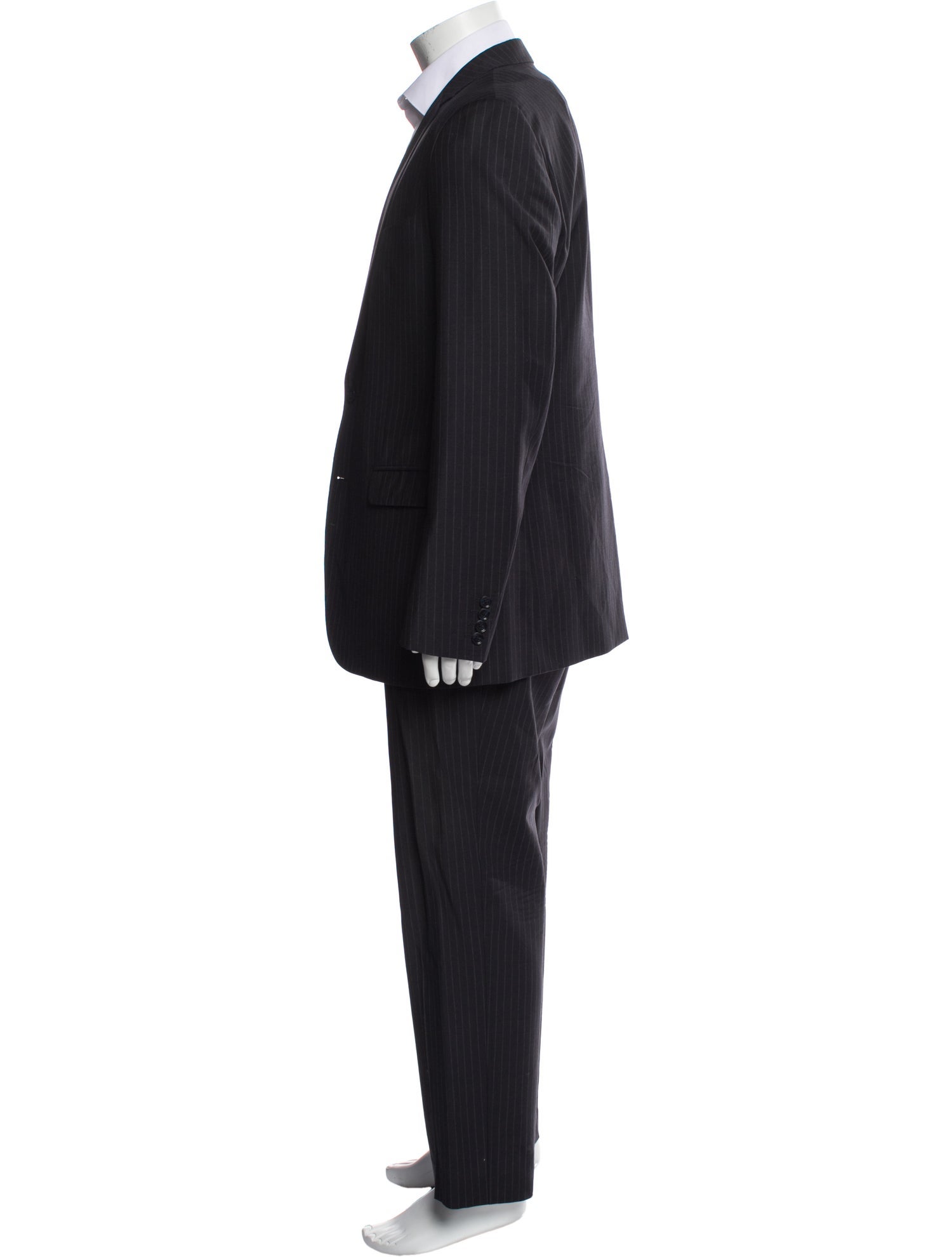 Dolce & Gabbana Wool Striped Two-Piece Suit