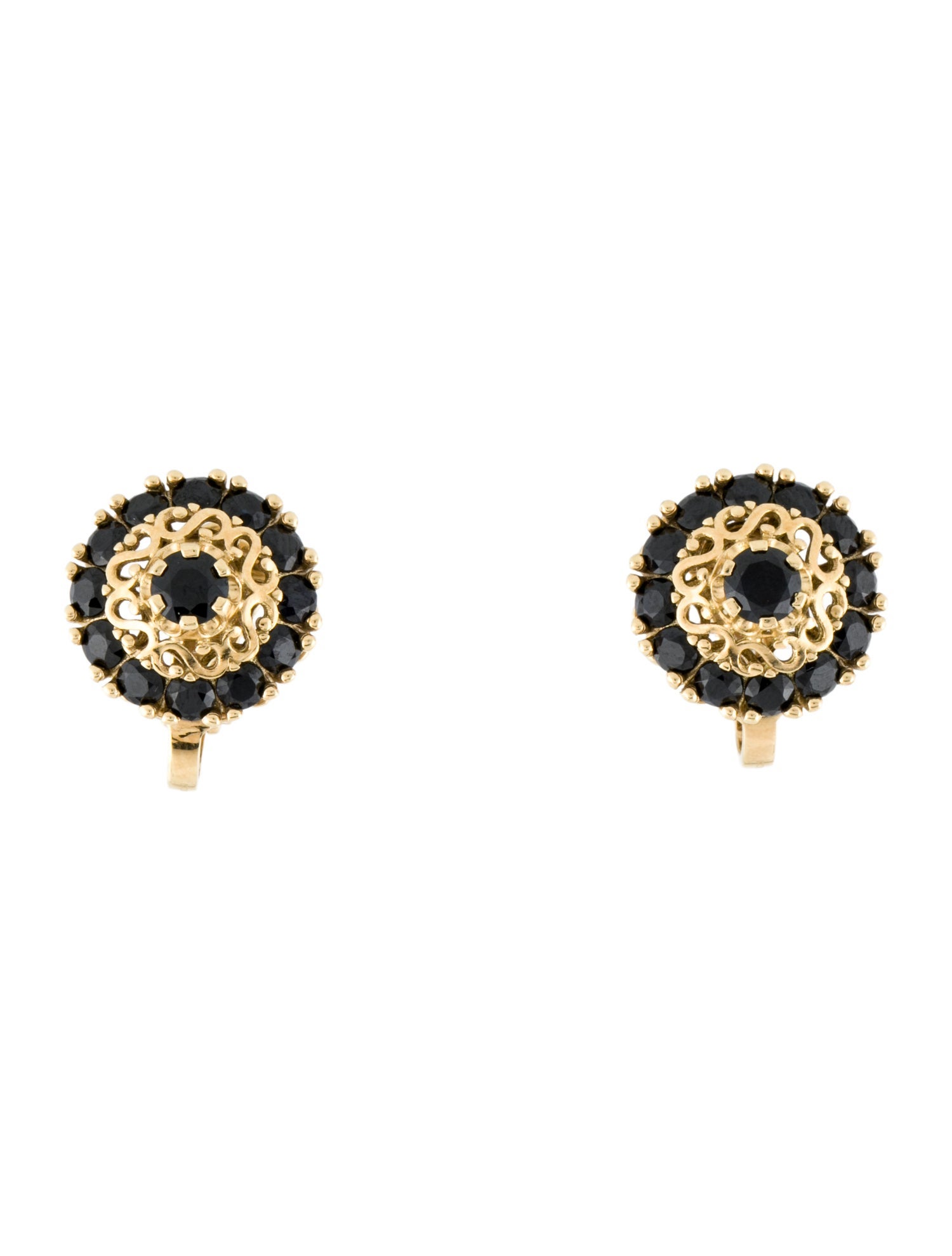 Dolce & Gabbana 18K Sapphire Sicily Earclip Earrings