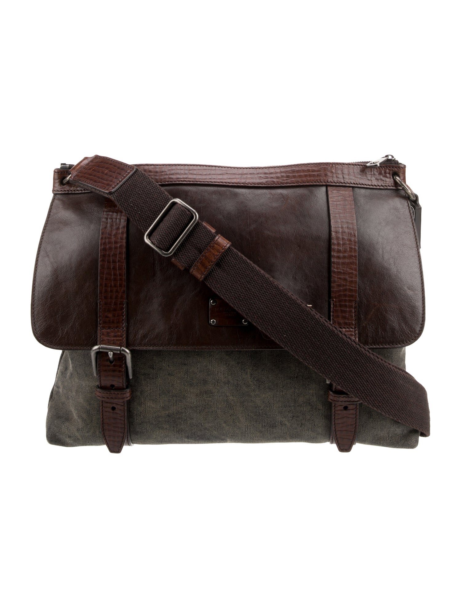 Dolce & Gabbana Leather Messenger Bag