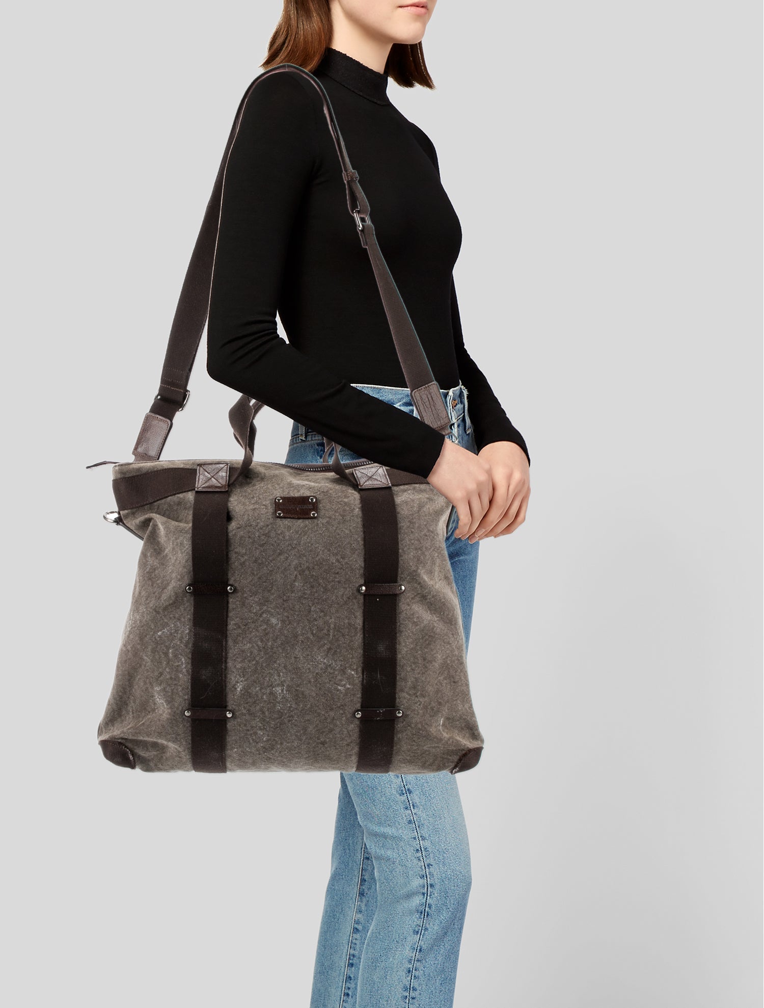 Dolce & Gabbana Canvas Weekender Bag