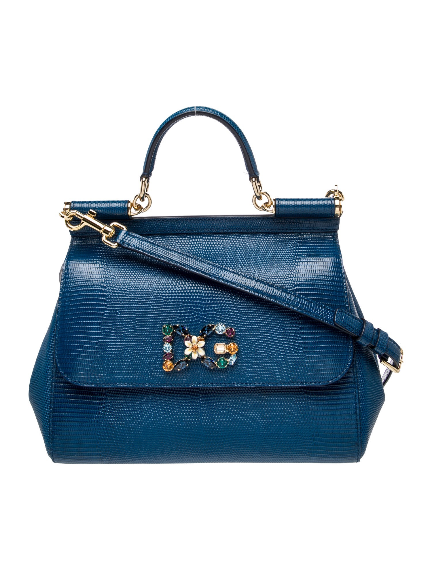 Dolce & Gabbana Leather Miss Sicily Medium
