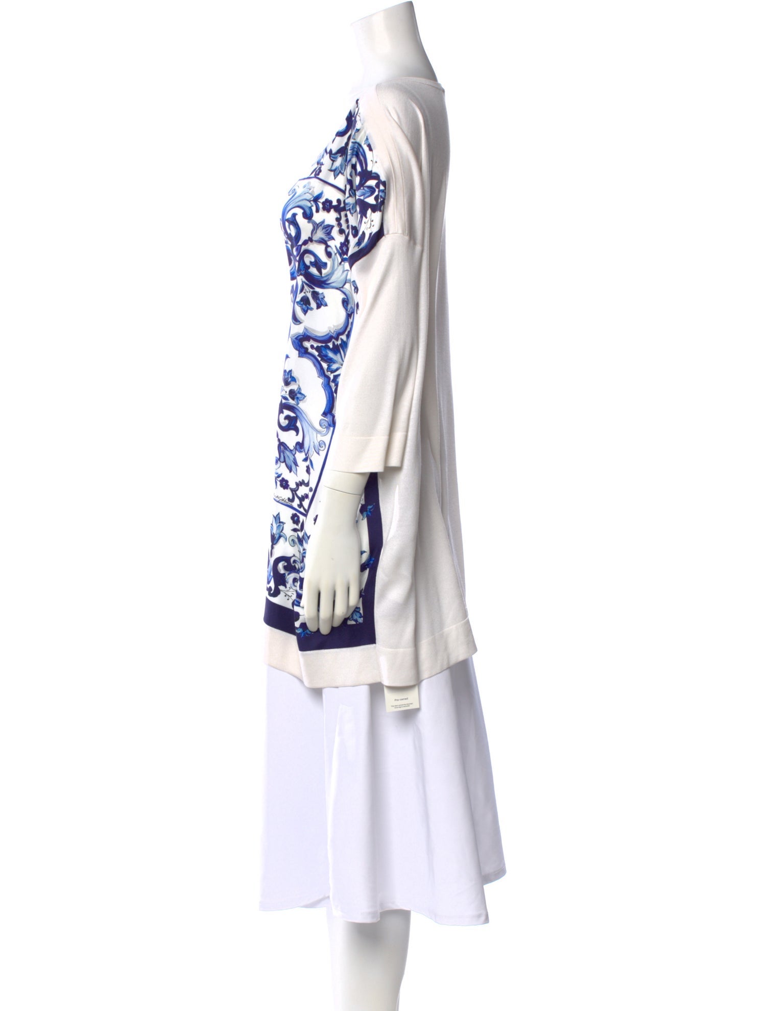 Dolce & Gabbana Silk Patterned Top