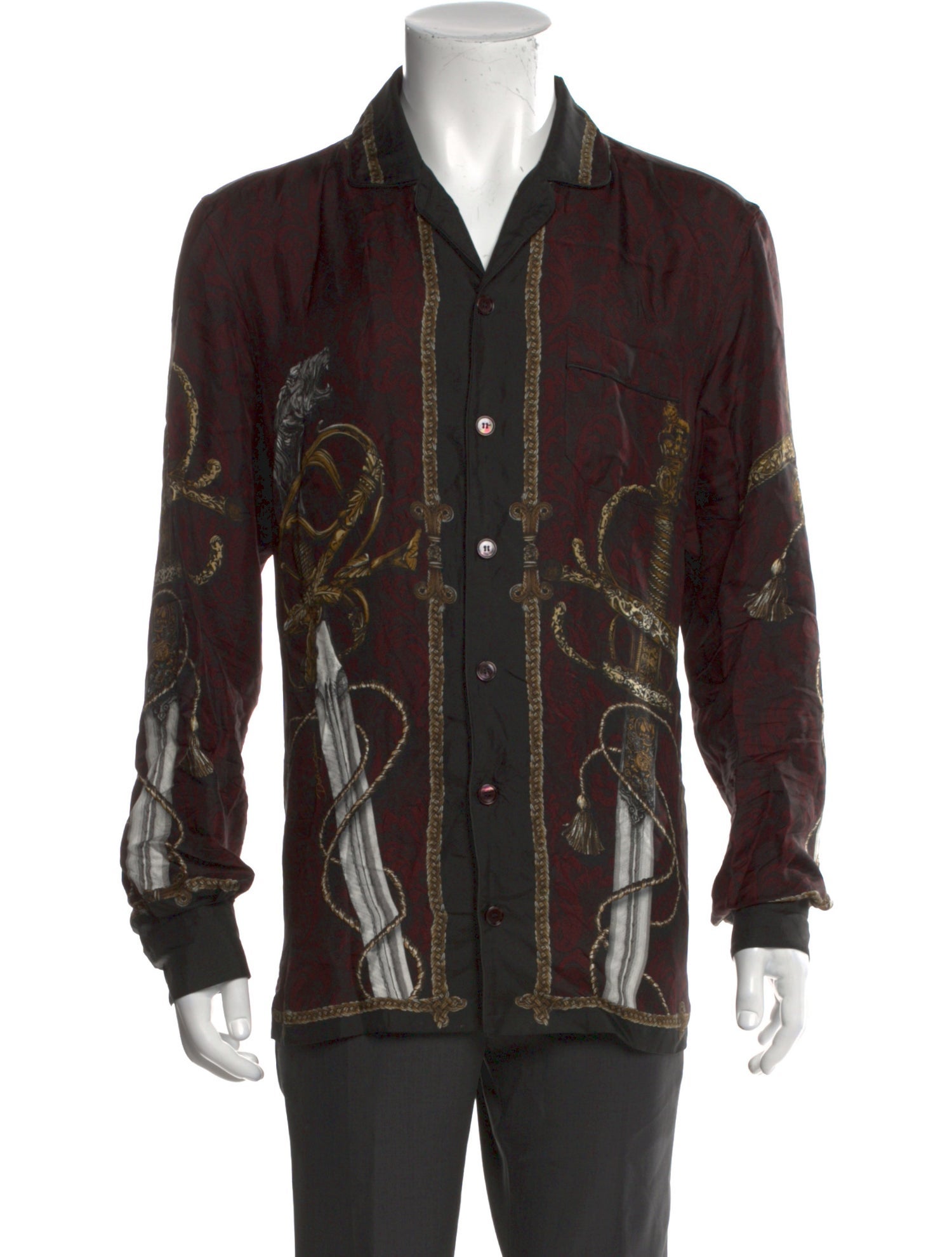Dolce & Gabbana Silk Printed Shirt