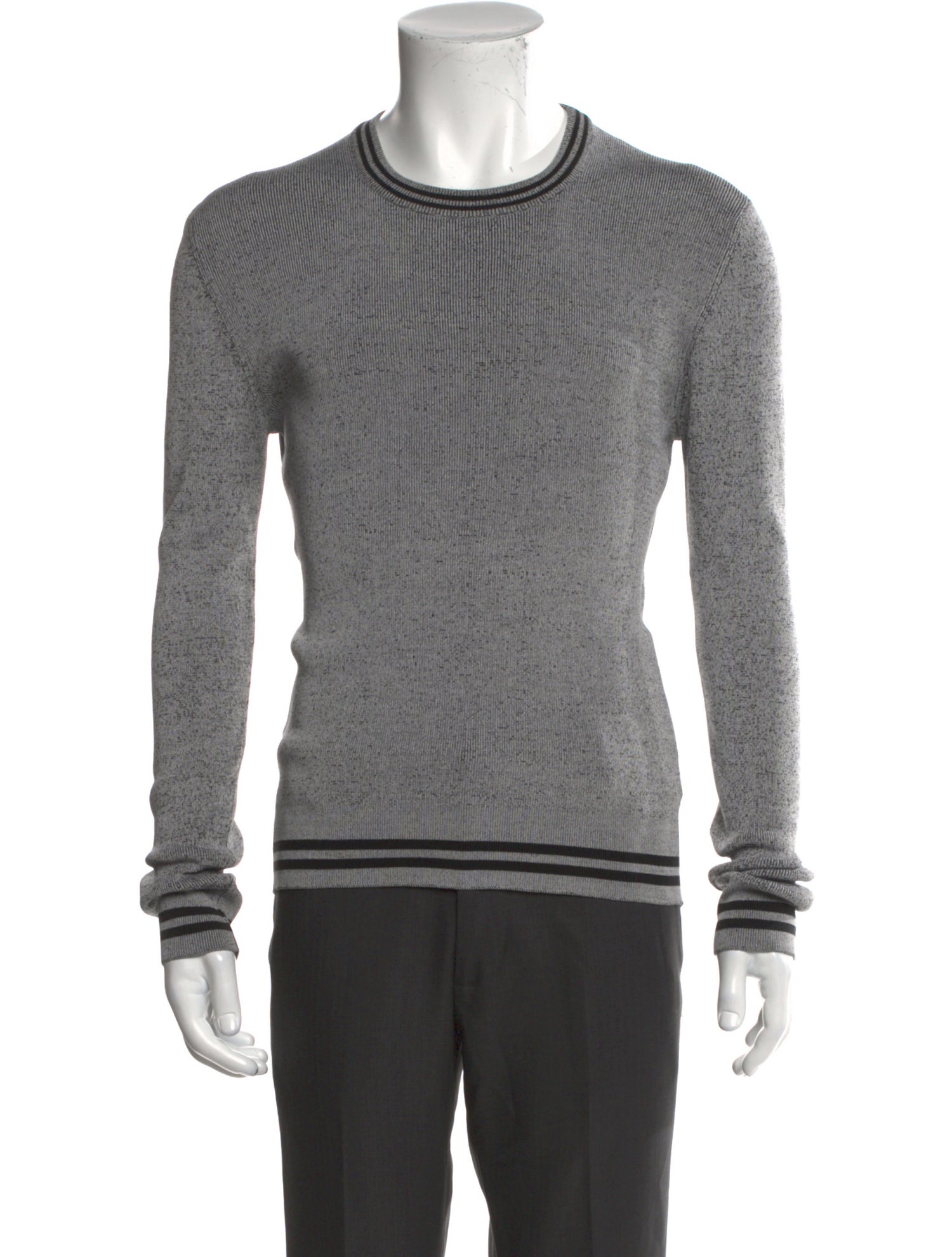 Dolce & Gabbana Silk Crew Neck Pullover