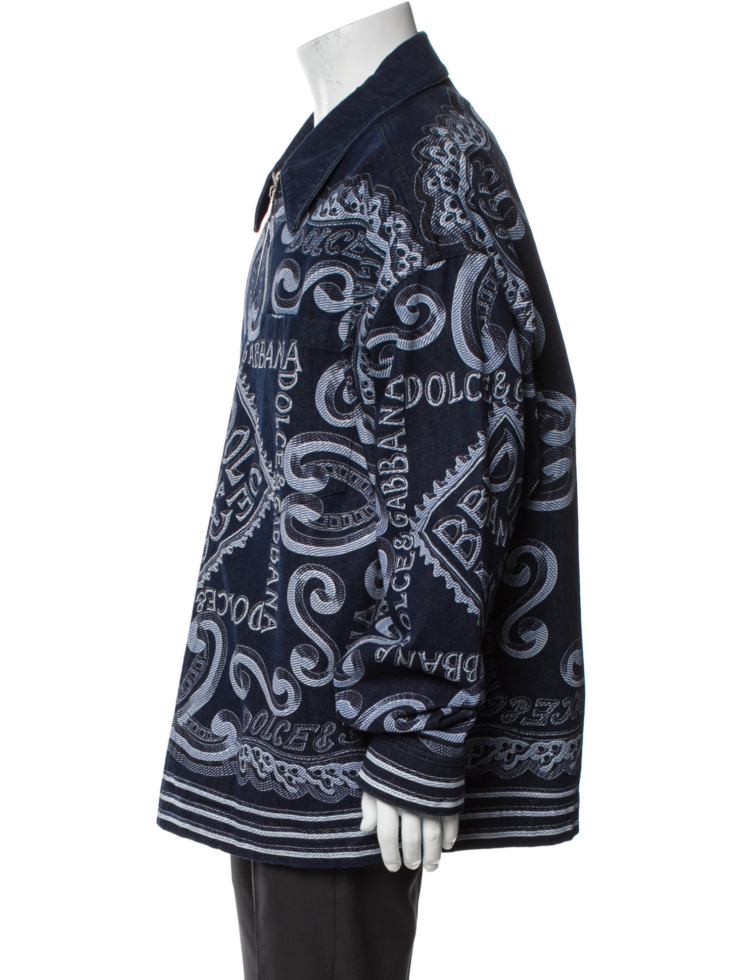 Dolce & Gabbana Printed Trucker Jacket