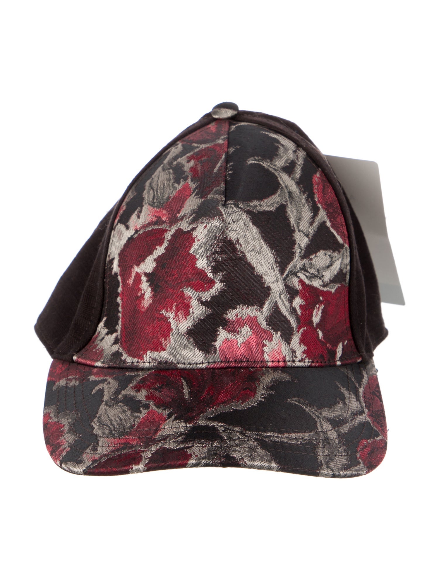 Dolce & Gabbana Brown and red patterned baseball cap