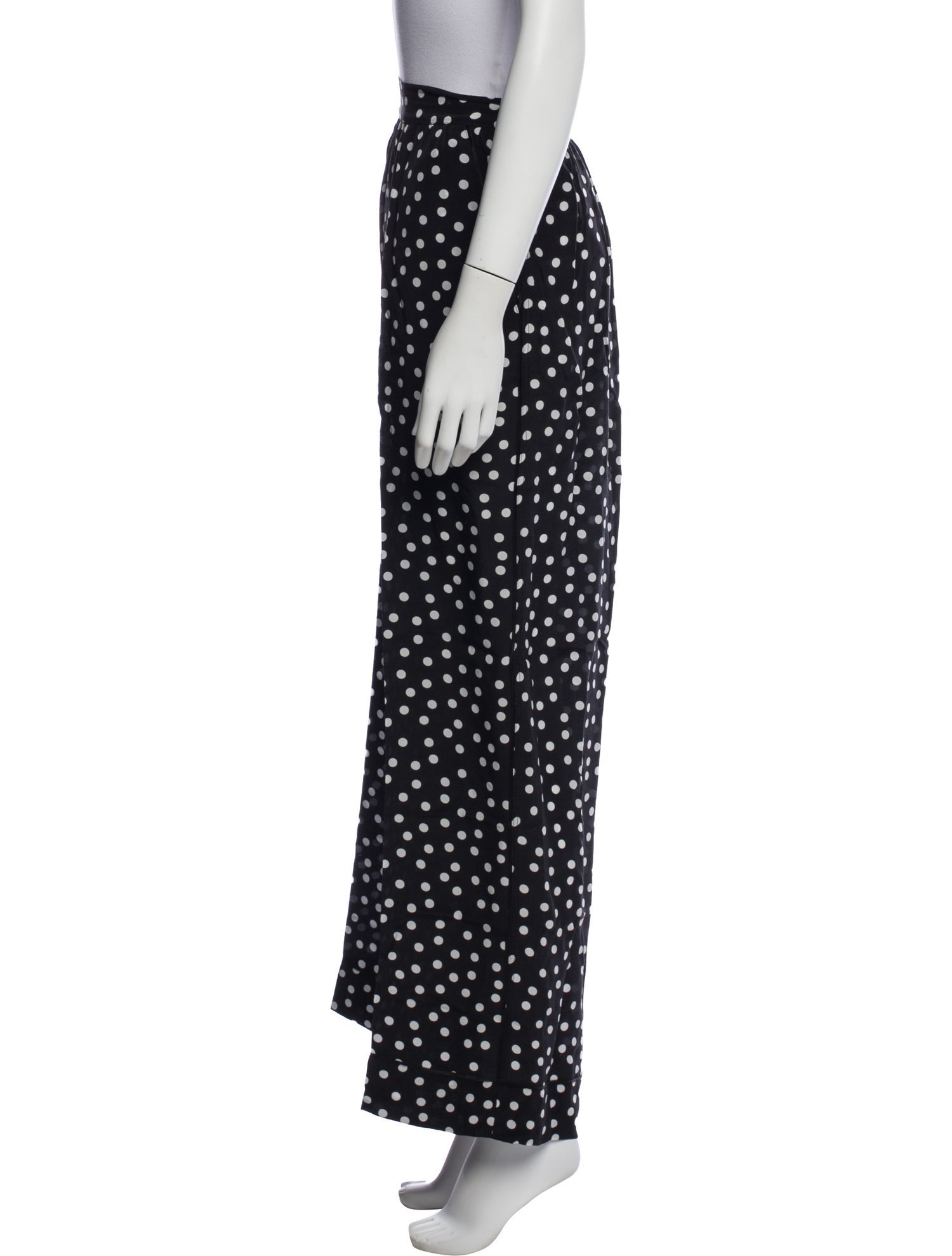 Dolce & Gabbana Silk Polka Dot Print Pajamas