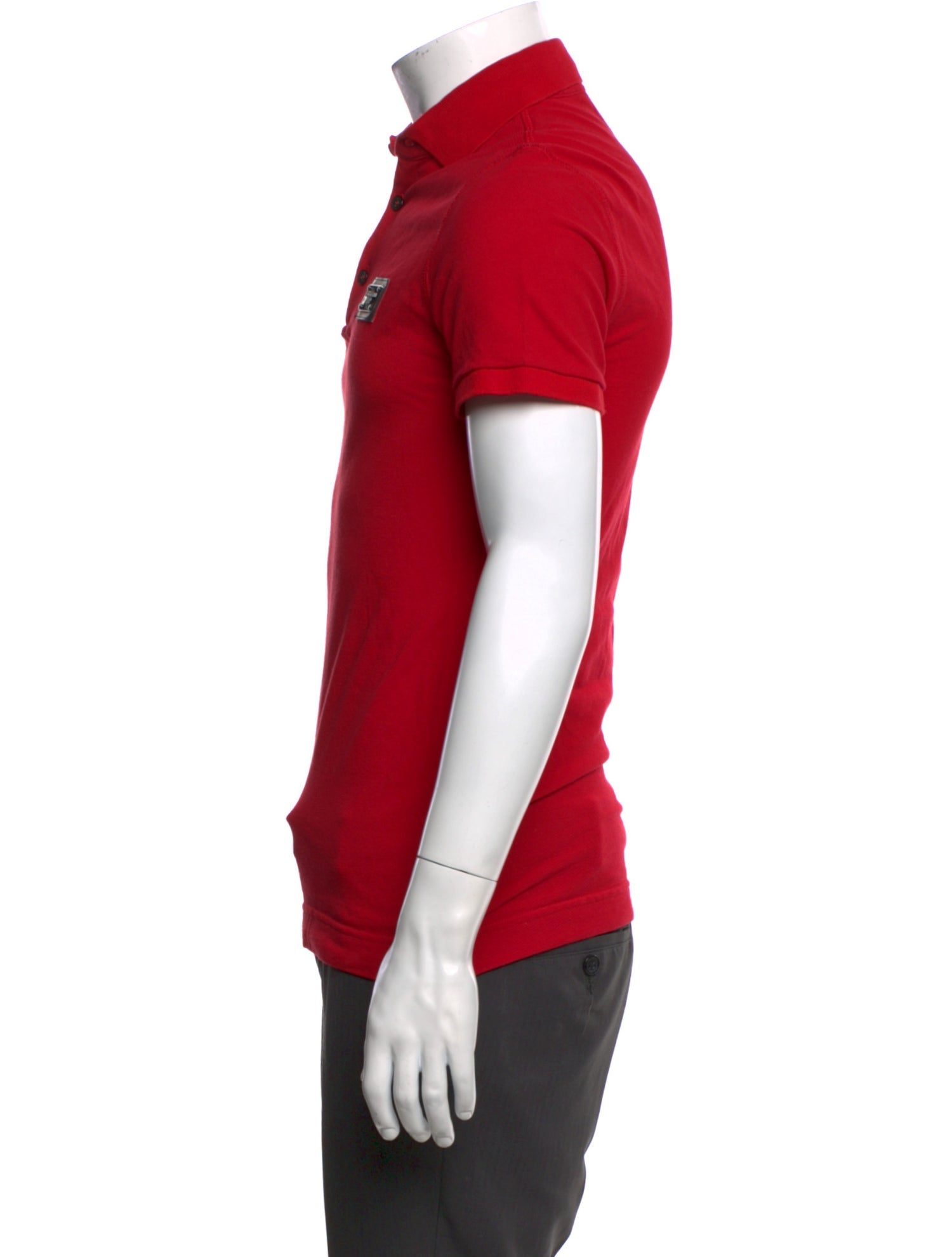 Dolce & Gabbana Graphic Print Crew Neck Polo Shirt