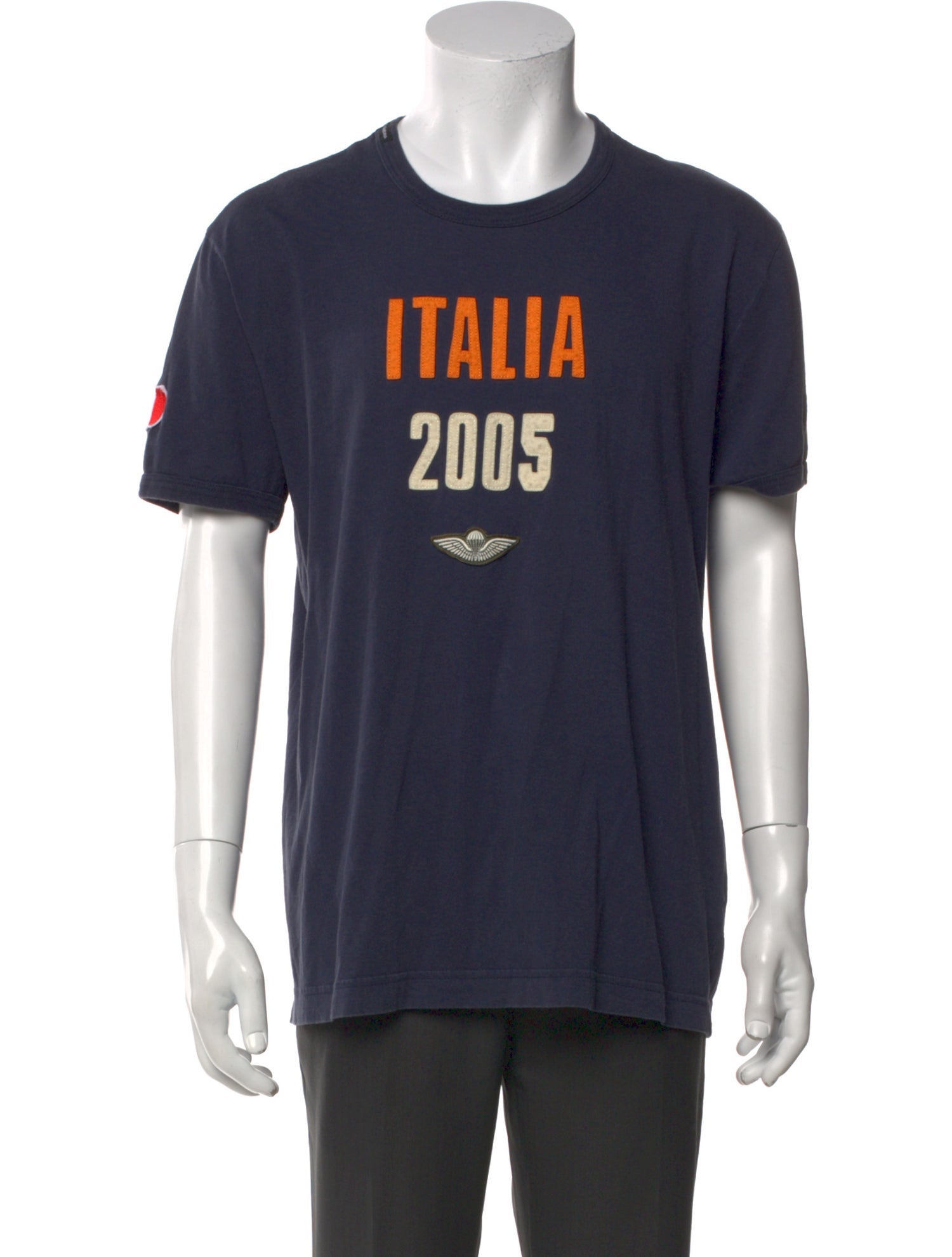 Dolce & Gabbana Graphic Print Crew Neck T-Shirt