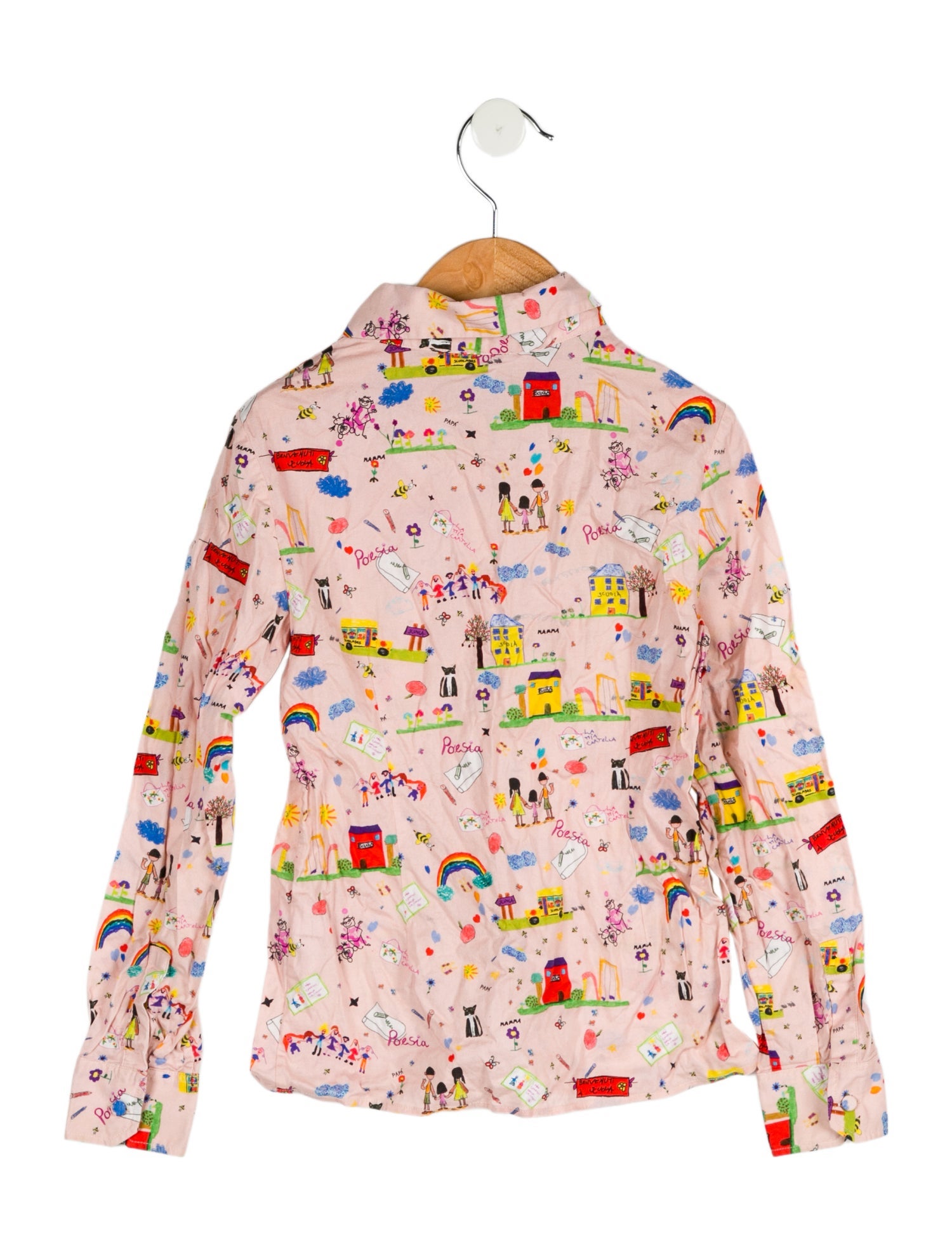Dolce & Gabbana Girls' School Graphic Blouse