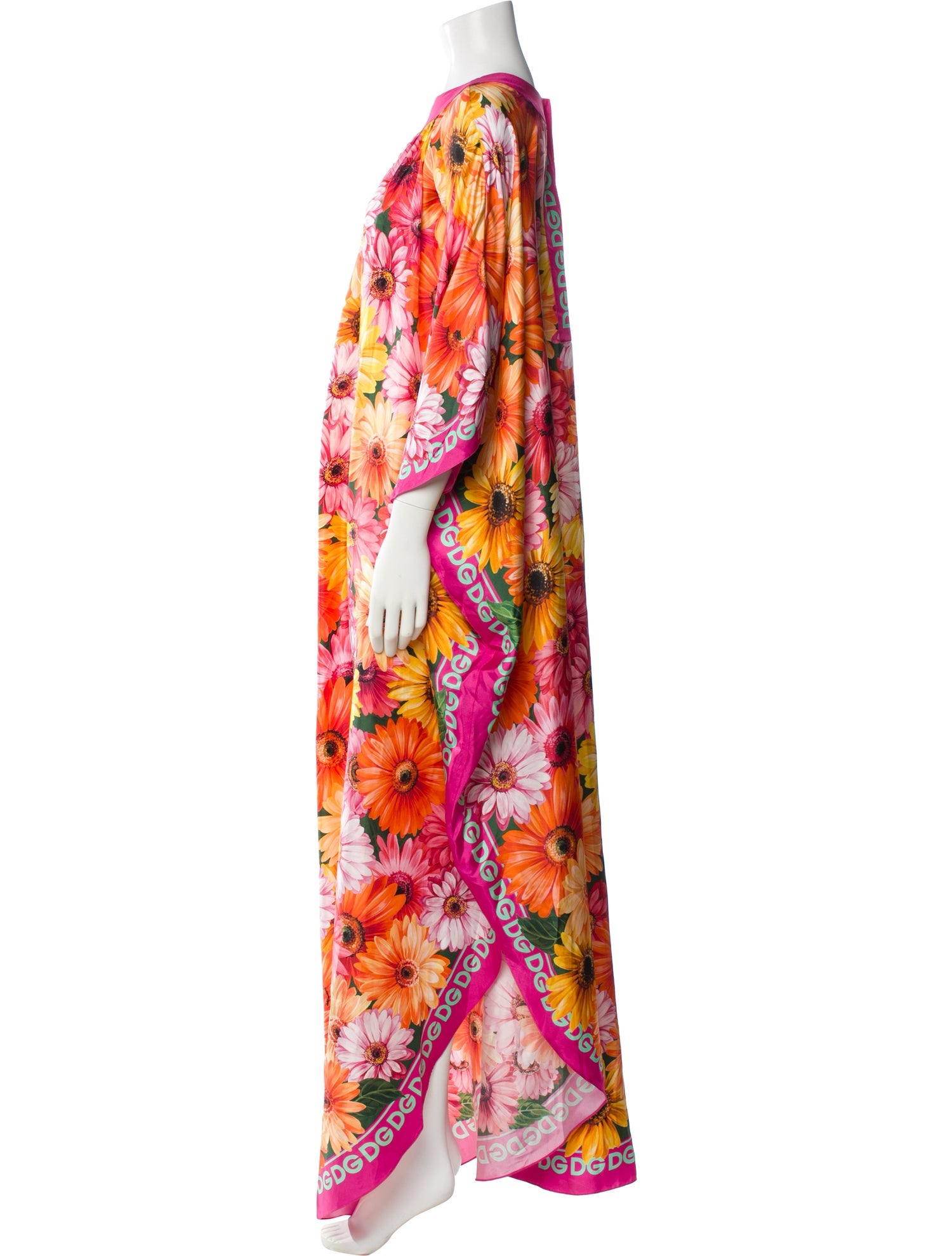 Dolce & Gabbana Silk Long Dress w/ Tags