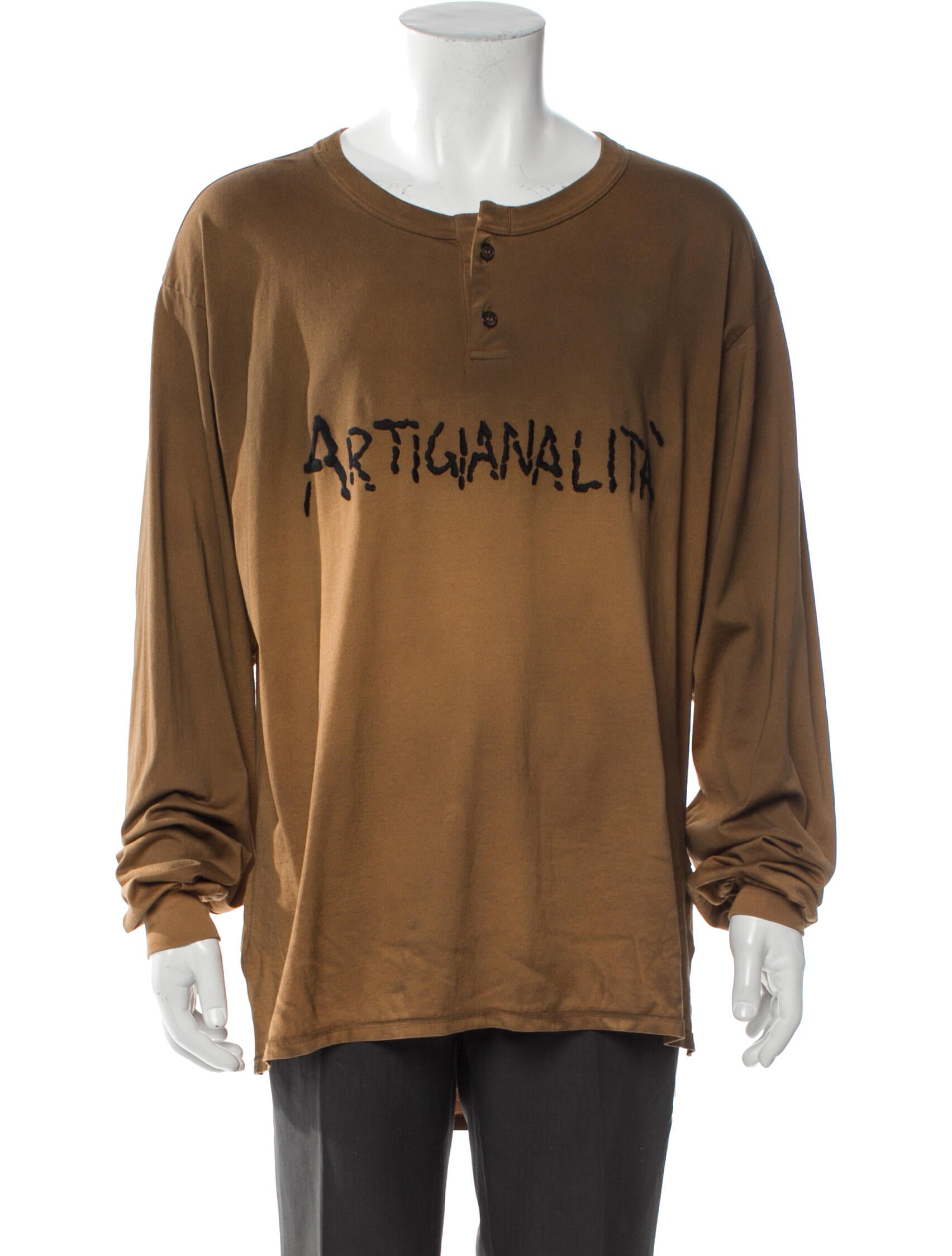 Dolce & Gabbana Graphic Print Scoop Neck Henley