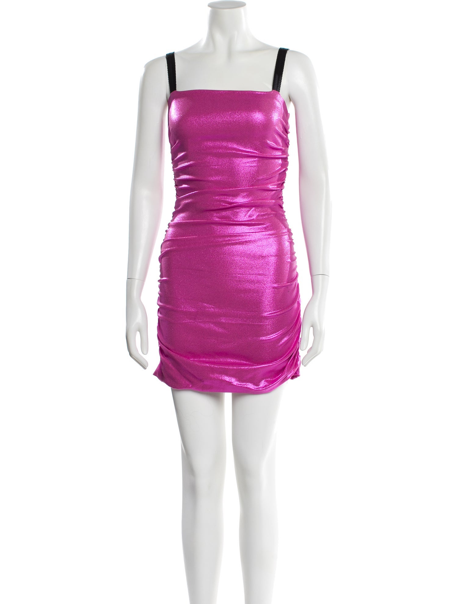 Square Neckline Mini Dress