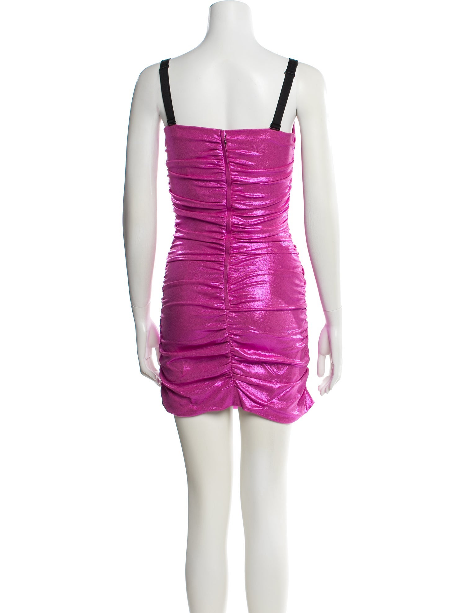 Square Neckline Mini Dress (back)