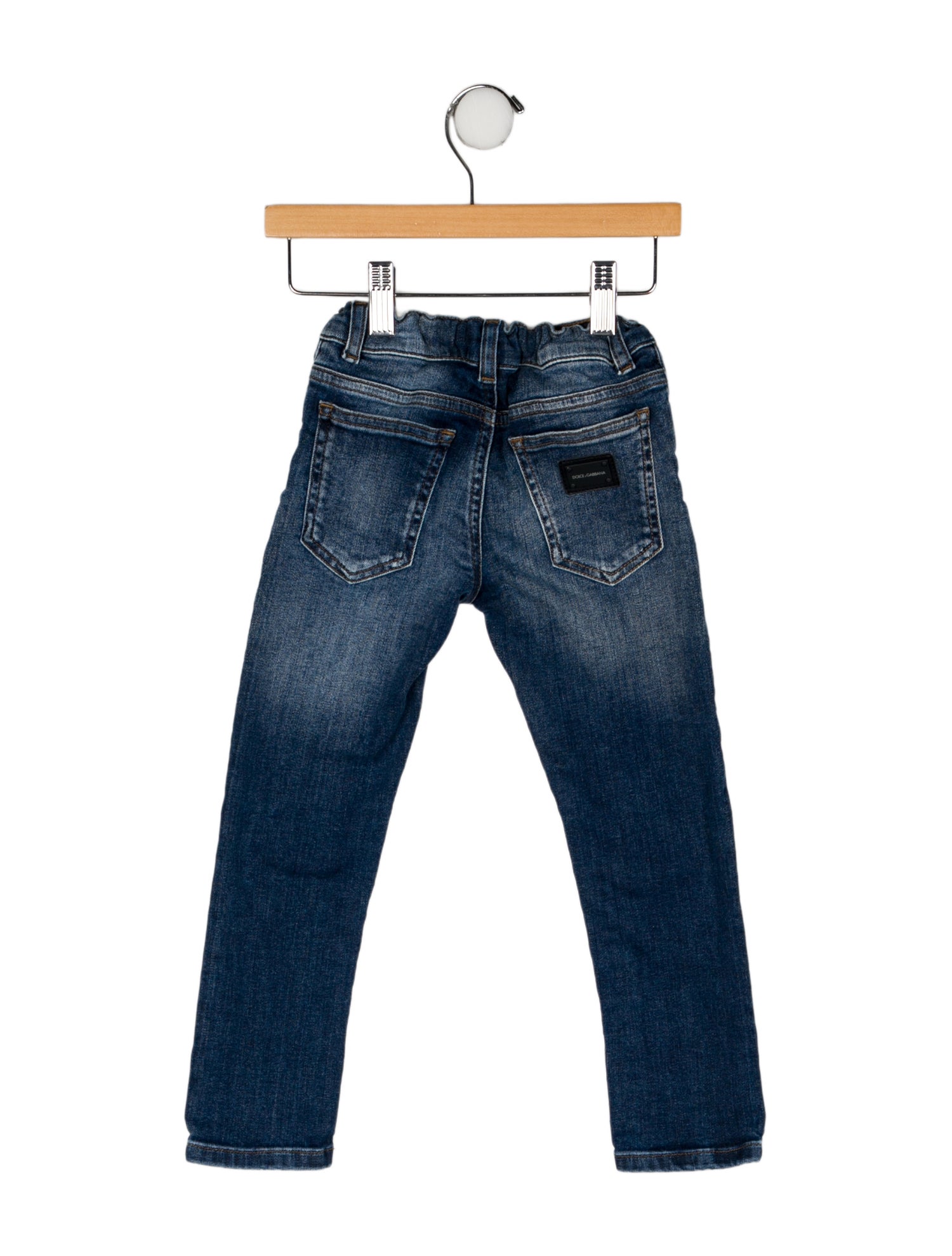 Dolce & Gabbana Toddler Boys' Solid Denim Jeans