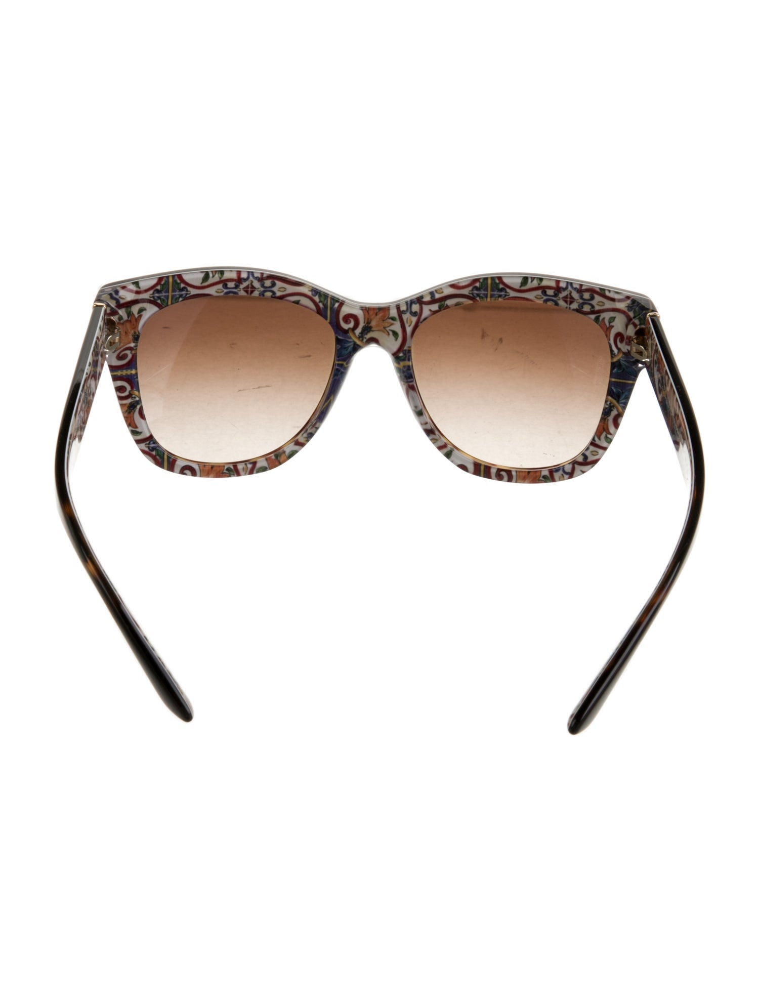 Dolce & Gabbana Cat-Eye Gradient Sunglasses
