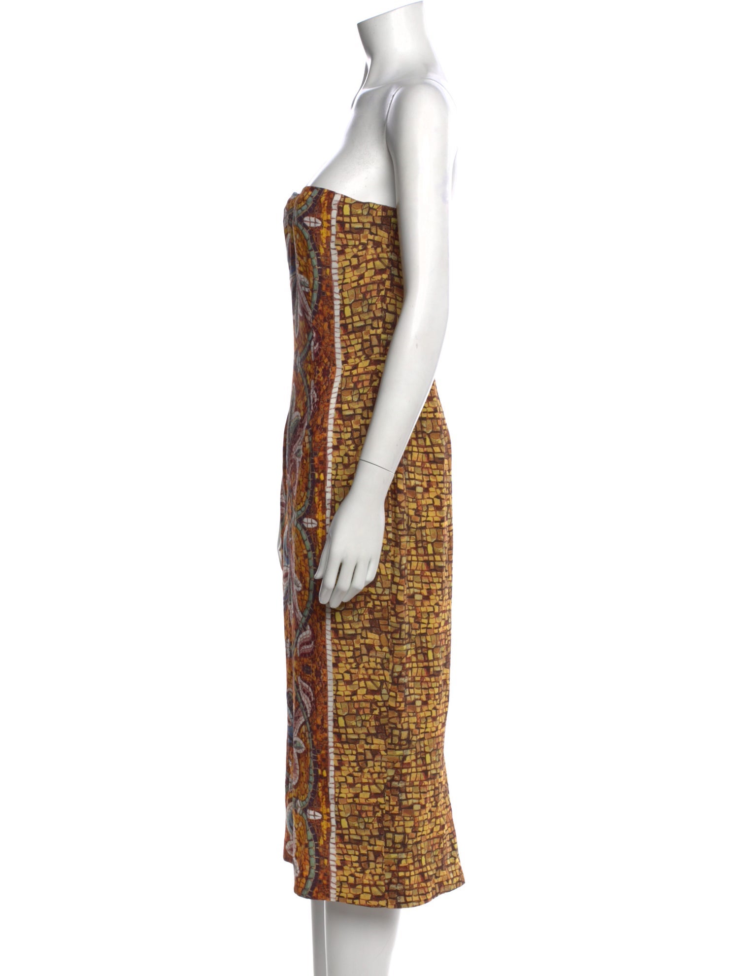 Dolce & Gabbana Paisley Print Knee-Length Dress w/ Tags