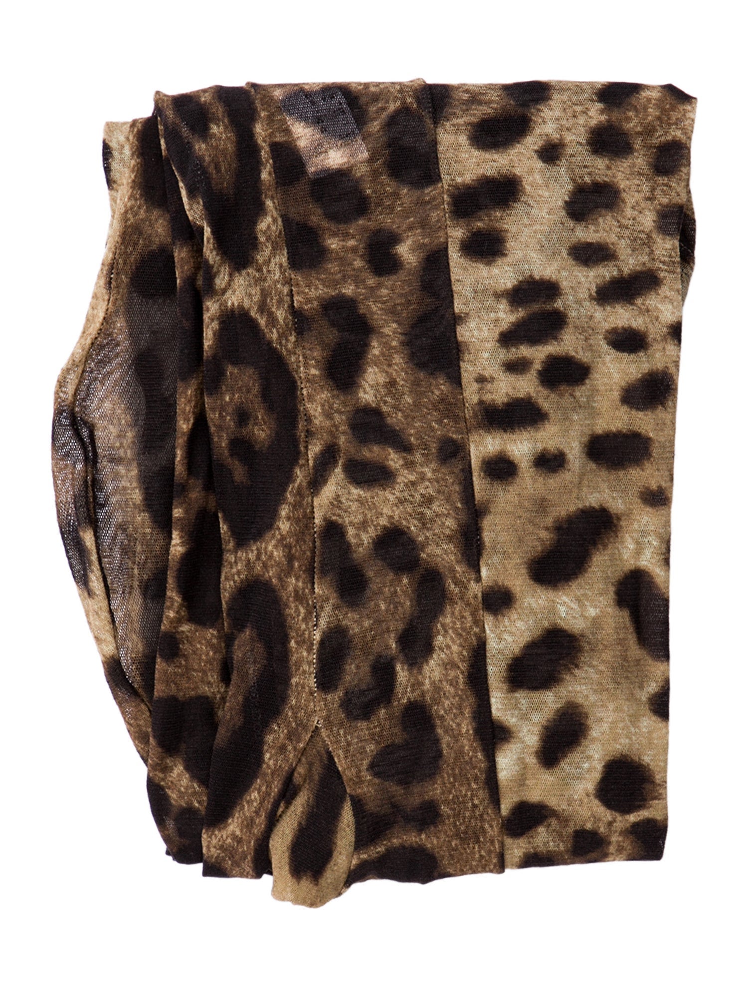 Dolce & Gabbana Leopard Print Tights