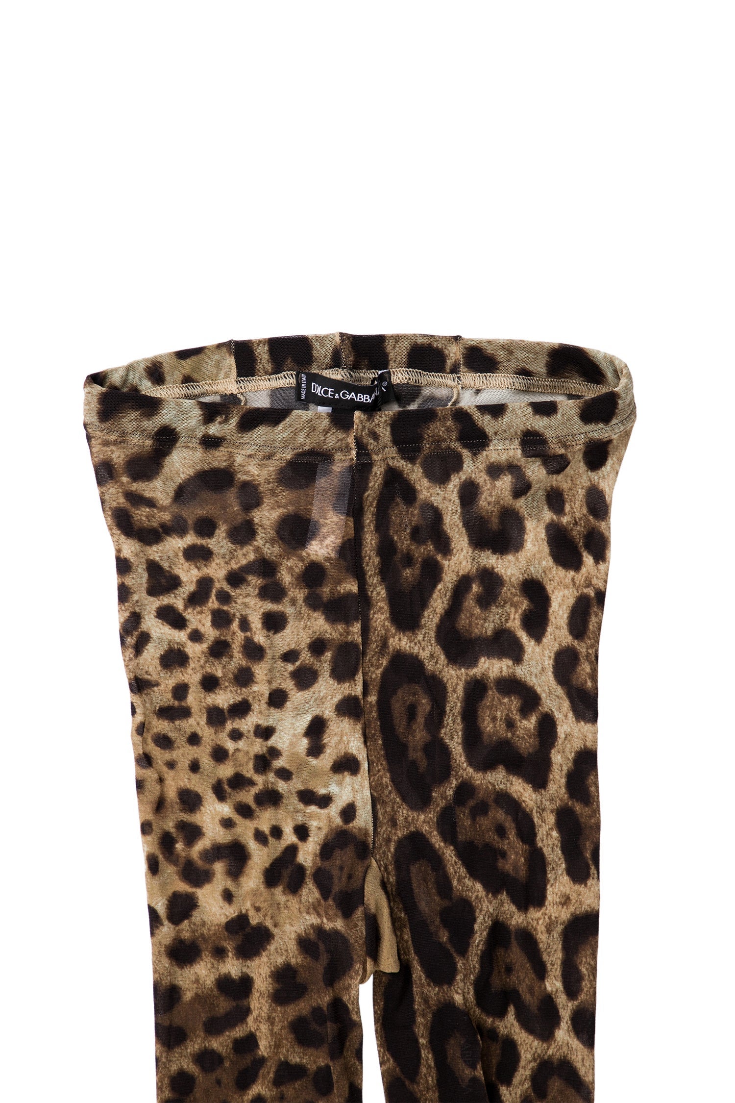 Dolce & Gabbana Leopard Print Tights