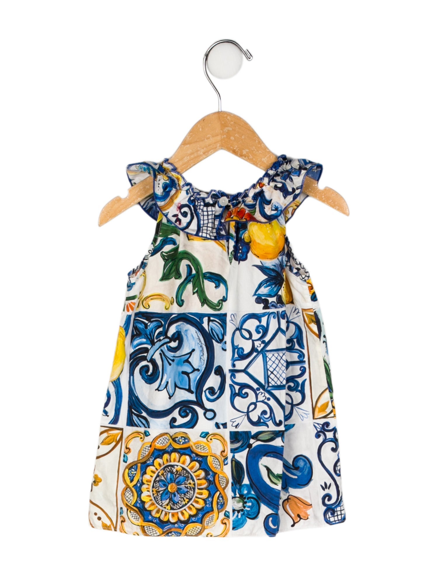 Dolce & Gabbana Printed Sleeveless Dress