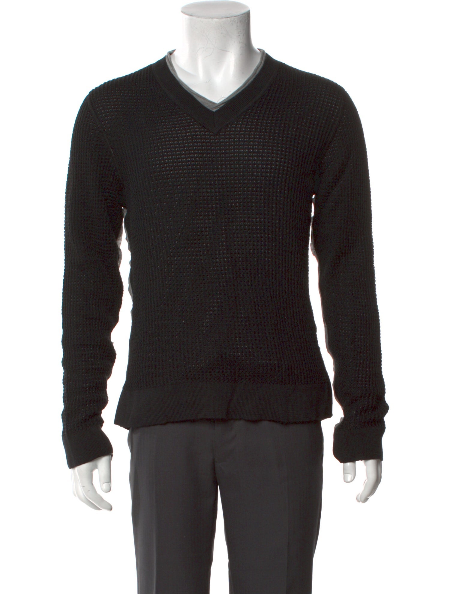 Dolce & Gabbana V-Neck Long Sleeve Henley