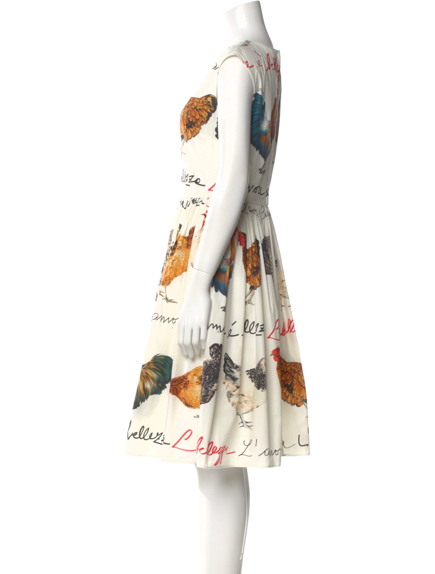 Dolce & Gabbana Lace Pattern Knee-Length Dress