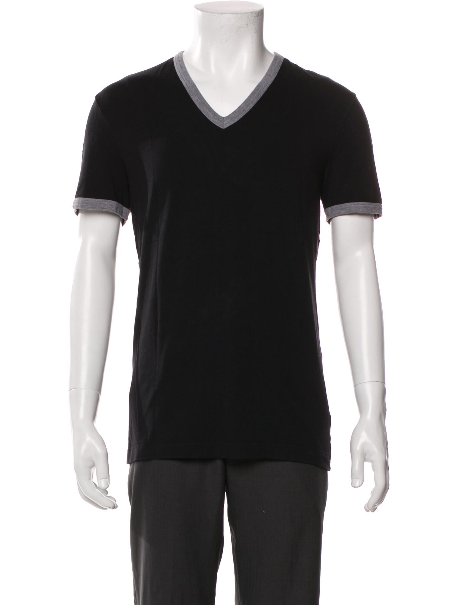 Dolce & Gabbana V-Neck Short Sleeve T-Shirt