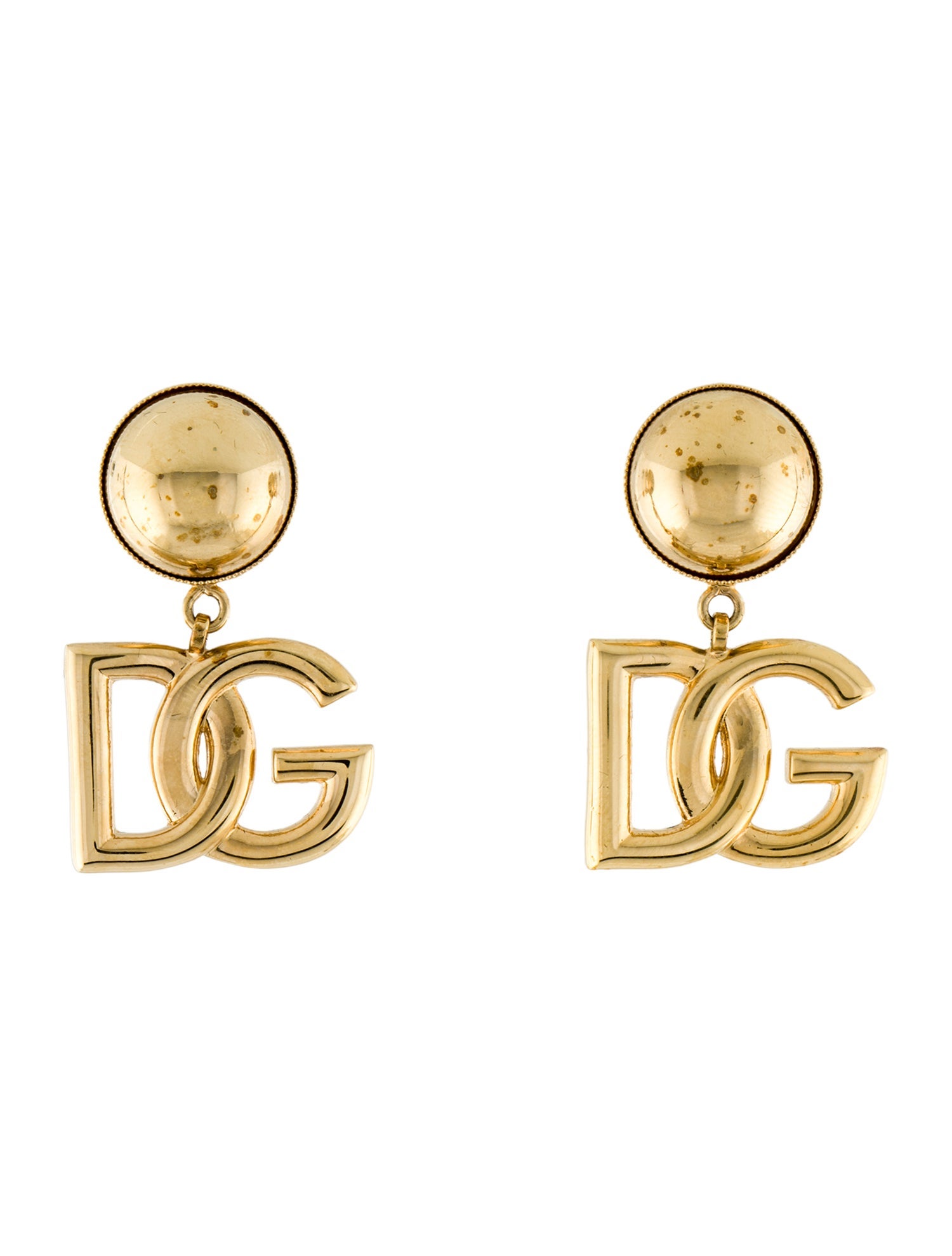 Dolce & Gabbana DG Drop Clip On Earrings