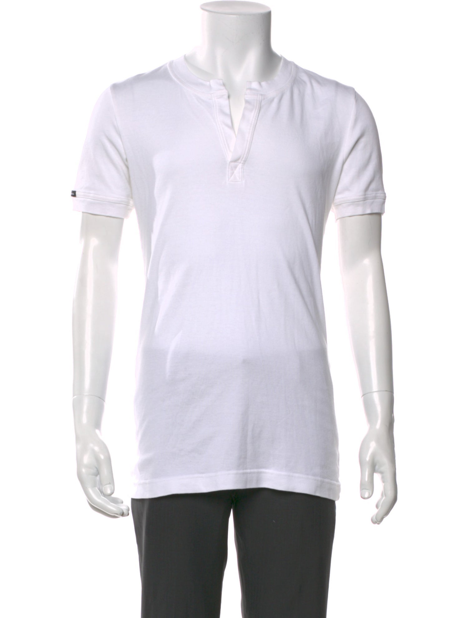 Dolce & Gabbana V-Neck Short Sleeve Polo Shirt