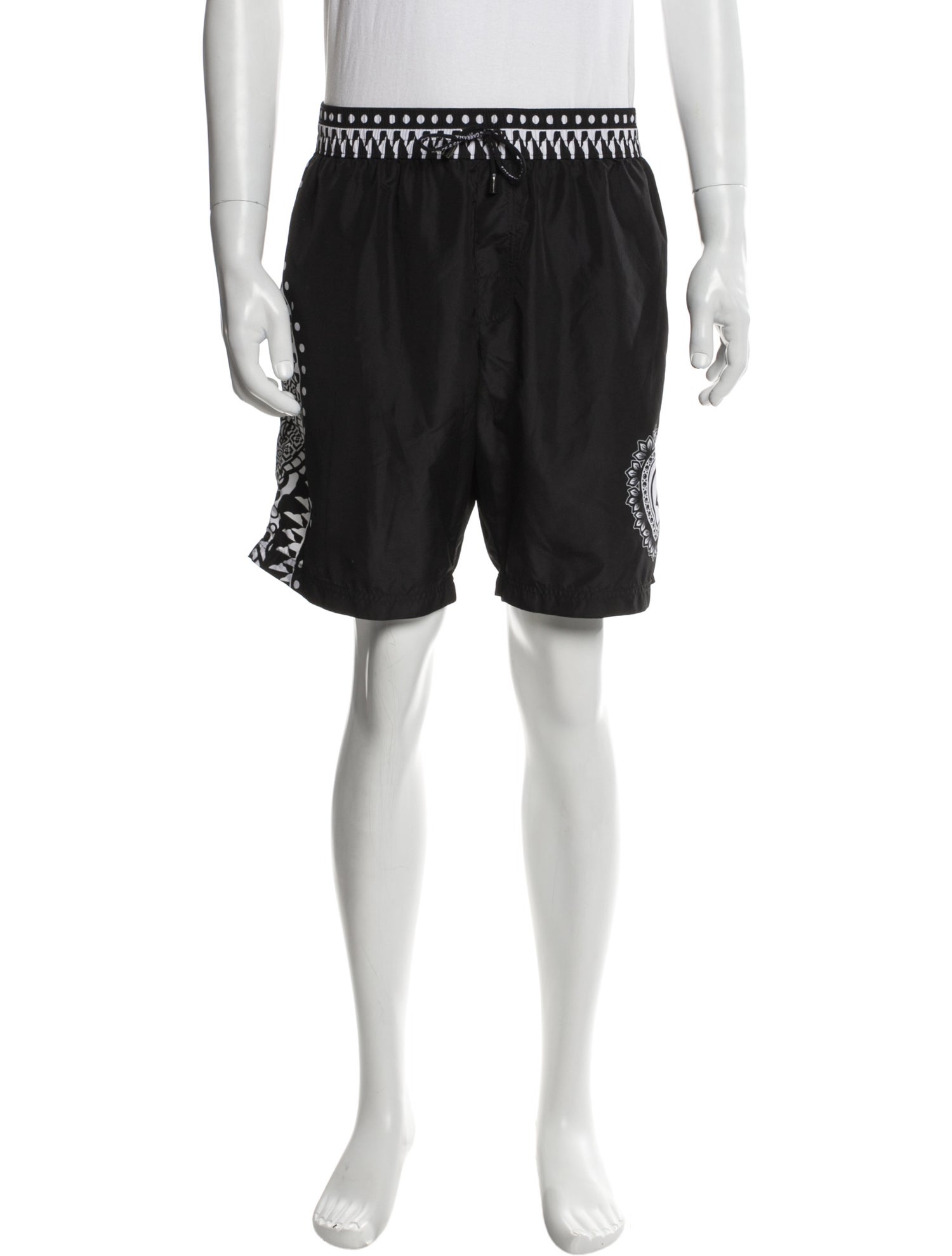 Dolce & Gabbana Graphic Print Swim Trunks
