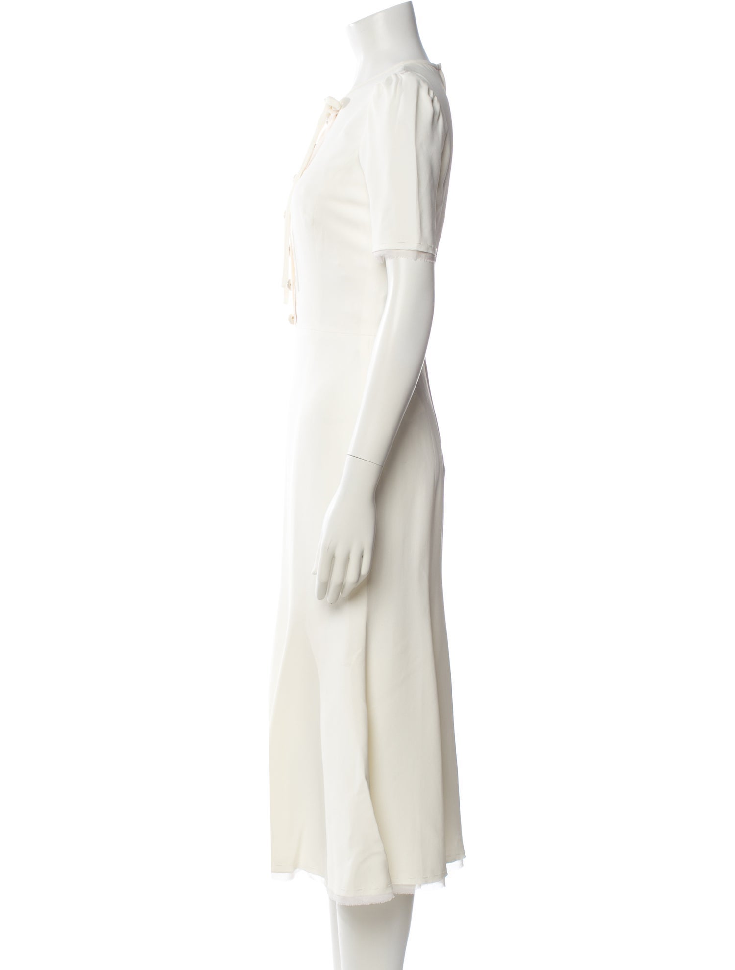 Dolce & Gabbana Crew Neck Midi Length Dress