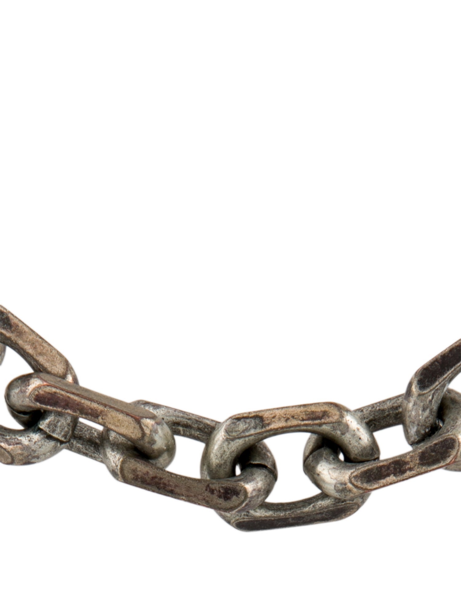 Dolce & Gabbana Chain Link Logo Plaque Necklace